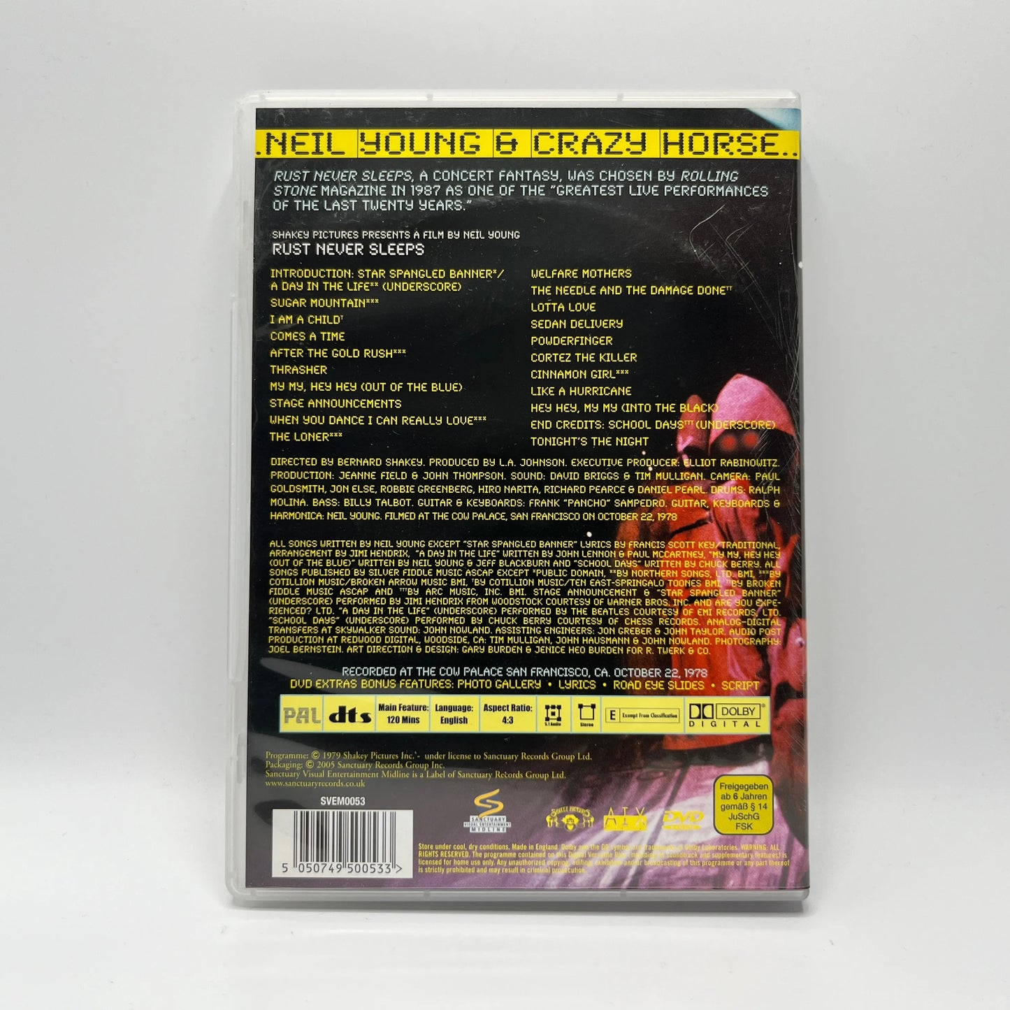 Neil Young & Crazy Horse - Rust Never Sleeps (DVD)