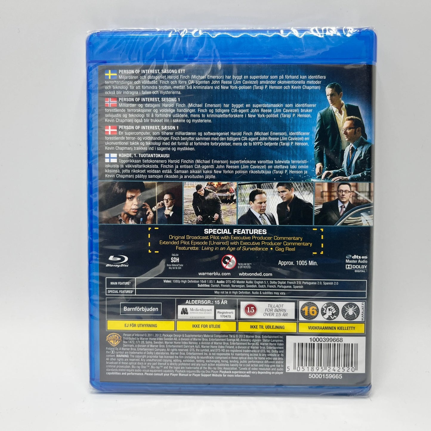 Person Of Interest - Kausi 1 (Blu-Ray)