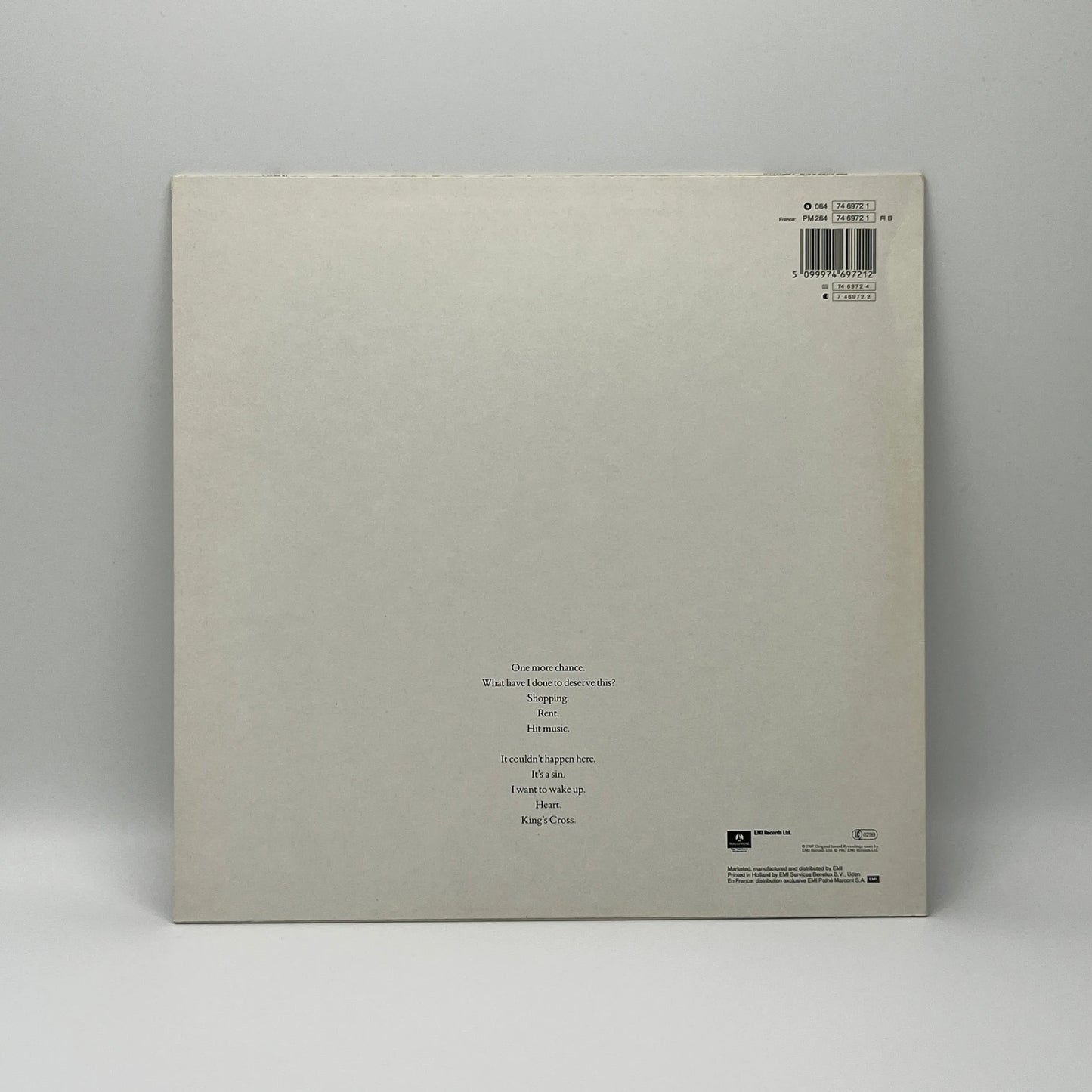 Pet Shop Boys - Actually LP