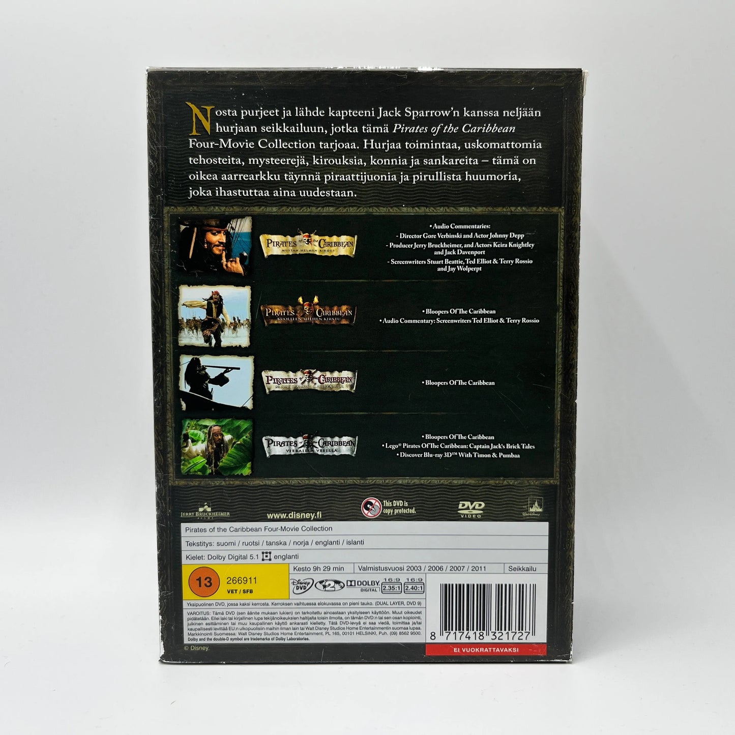 Pirates Of The Caribbean - Four-Movie Collection (DVD Box)