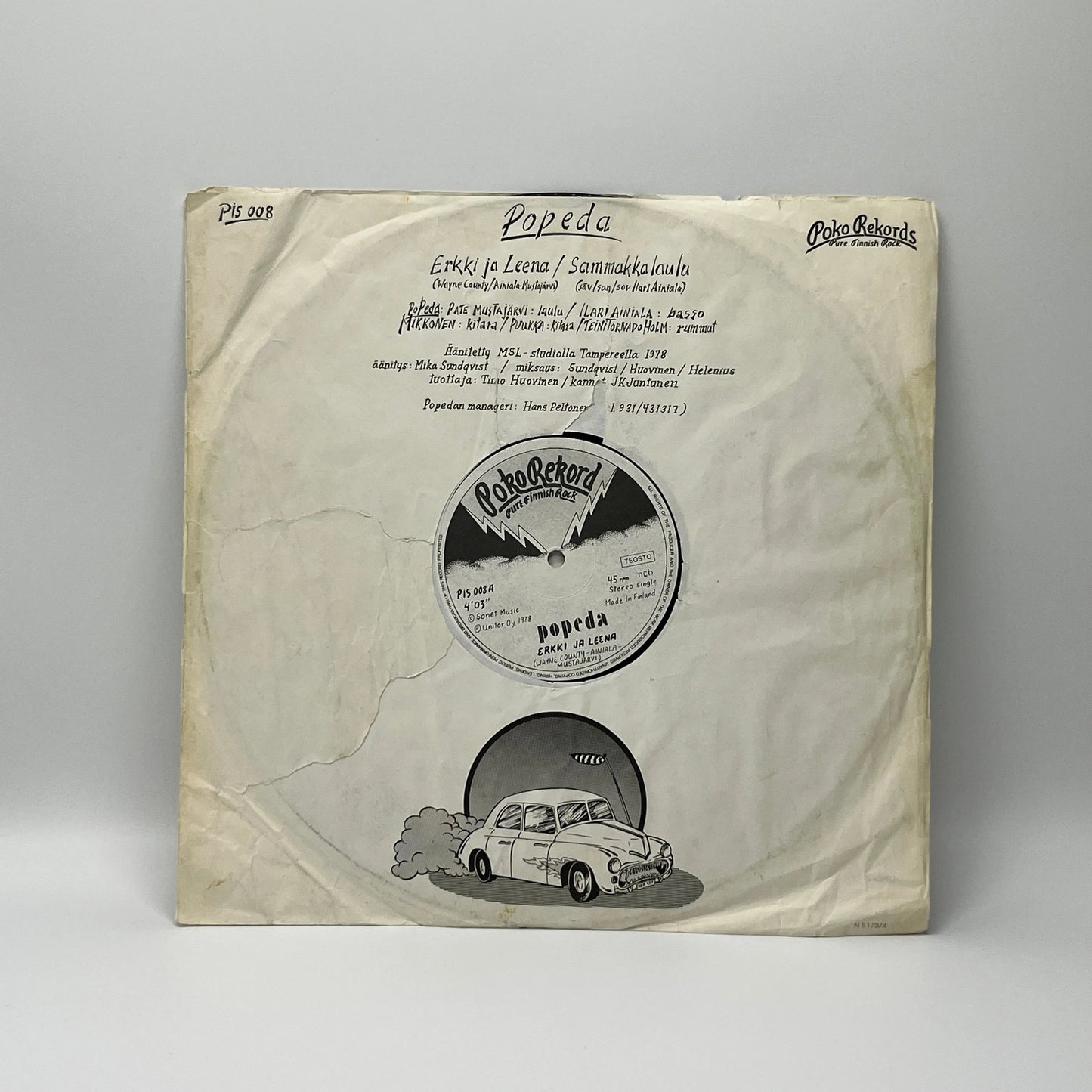 Popeda - Erkki Ja Leena/Sammakkalaulu Single