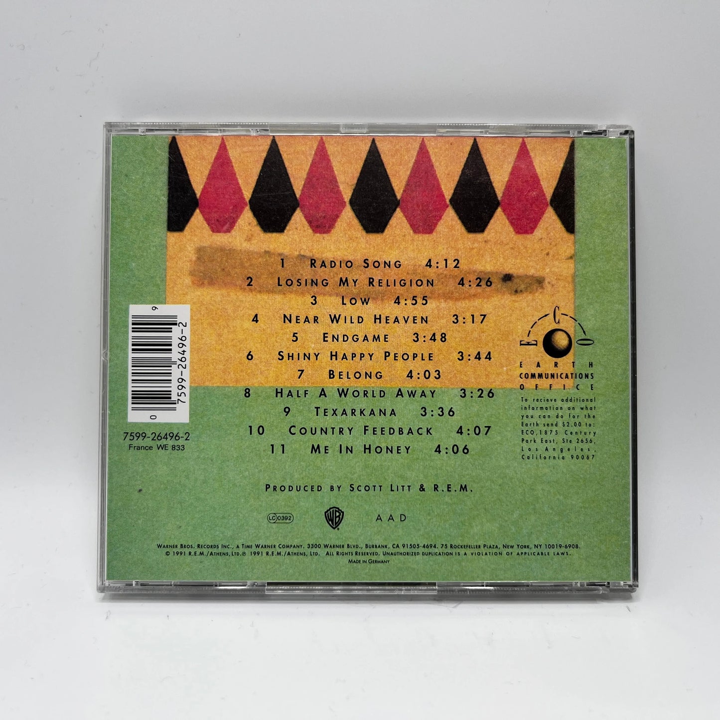 R.E.M - Out Of Time CD
