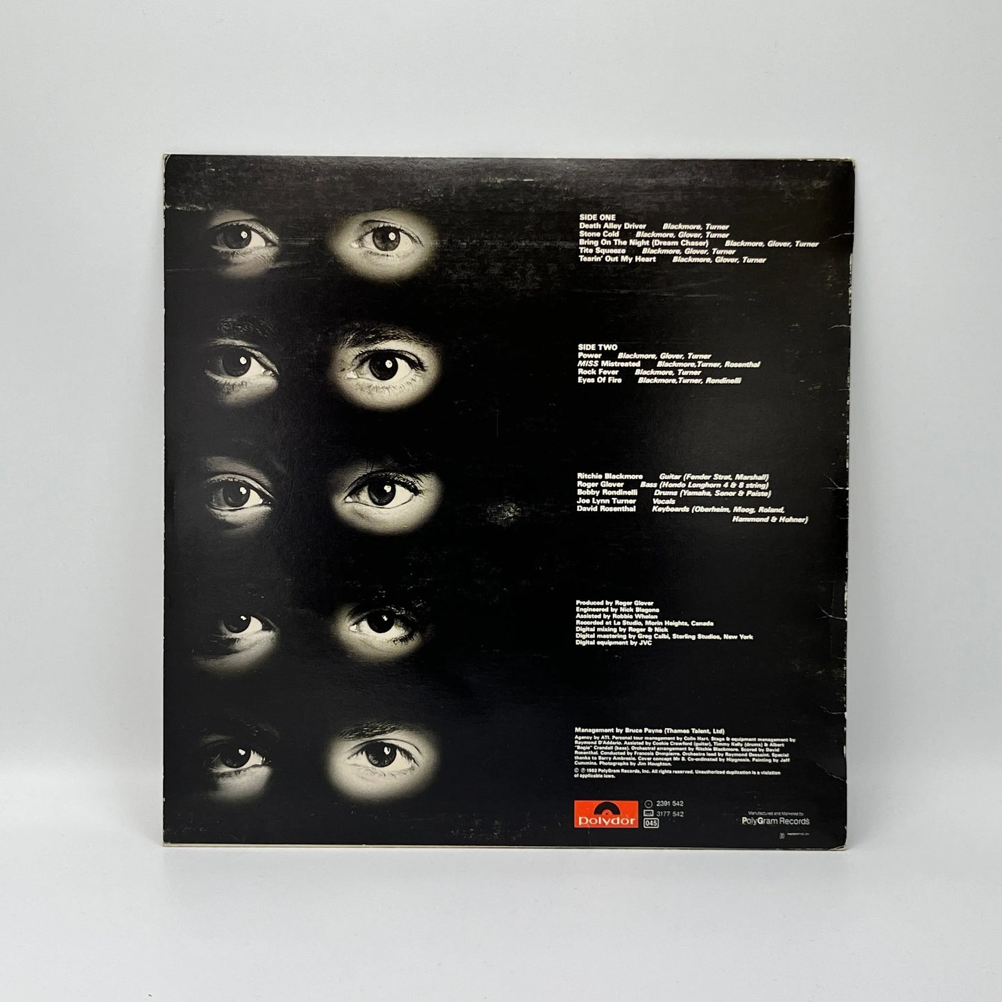 Rainbow - Straight Between The Eyes LP