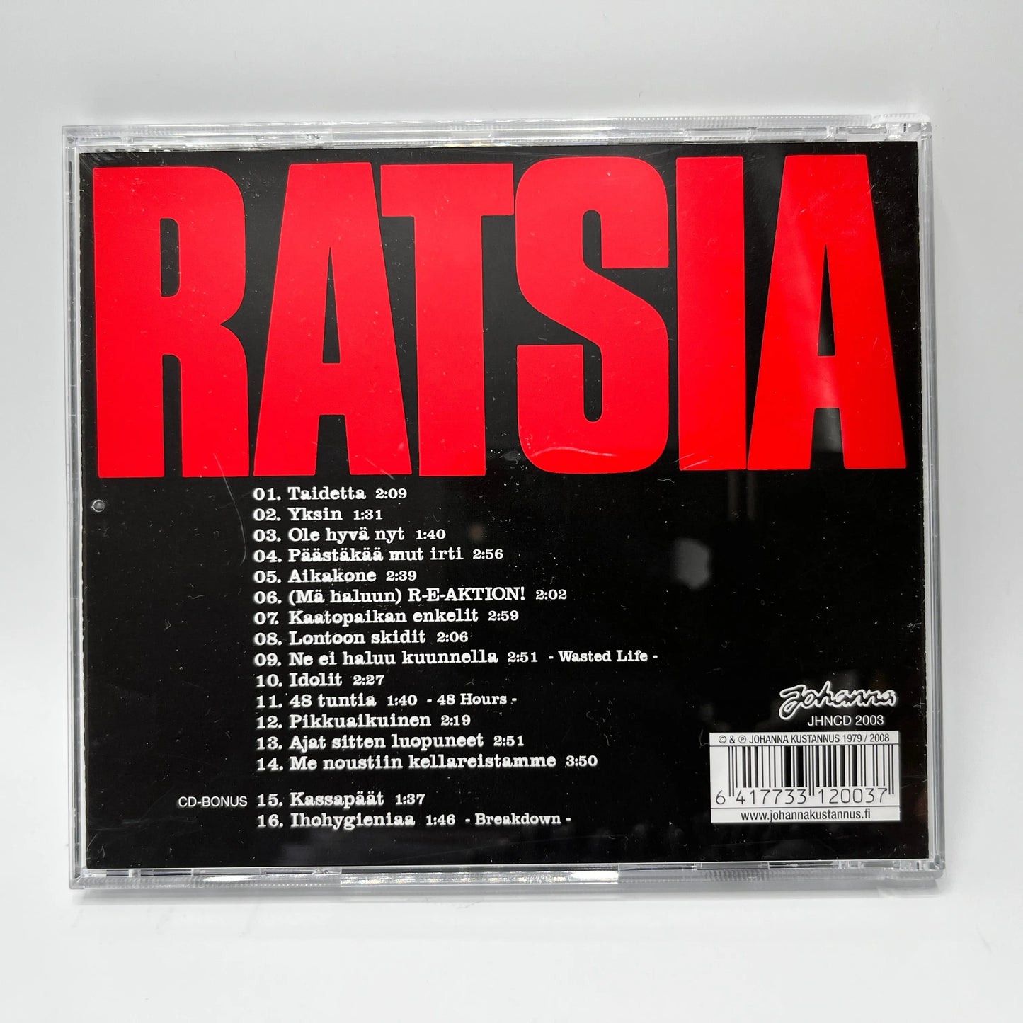 Ratsia - Ratsia CD