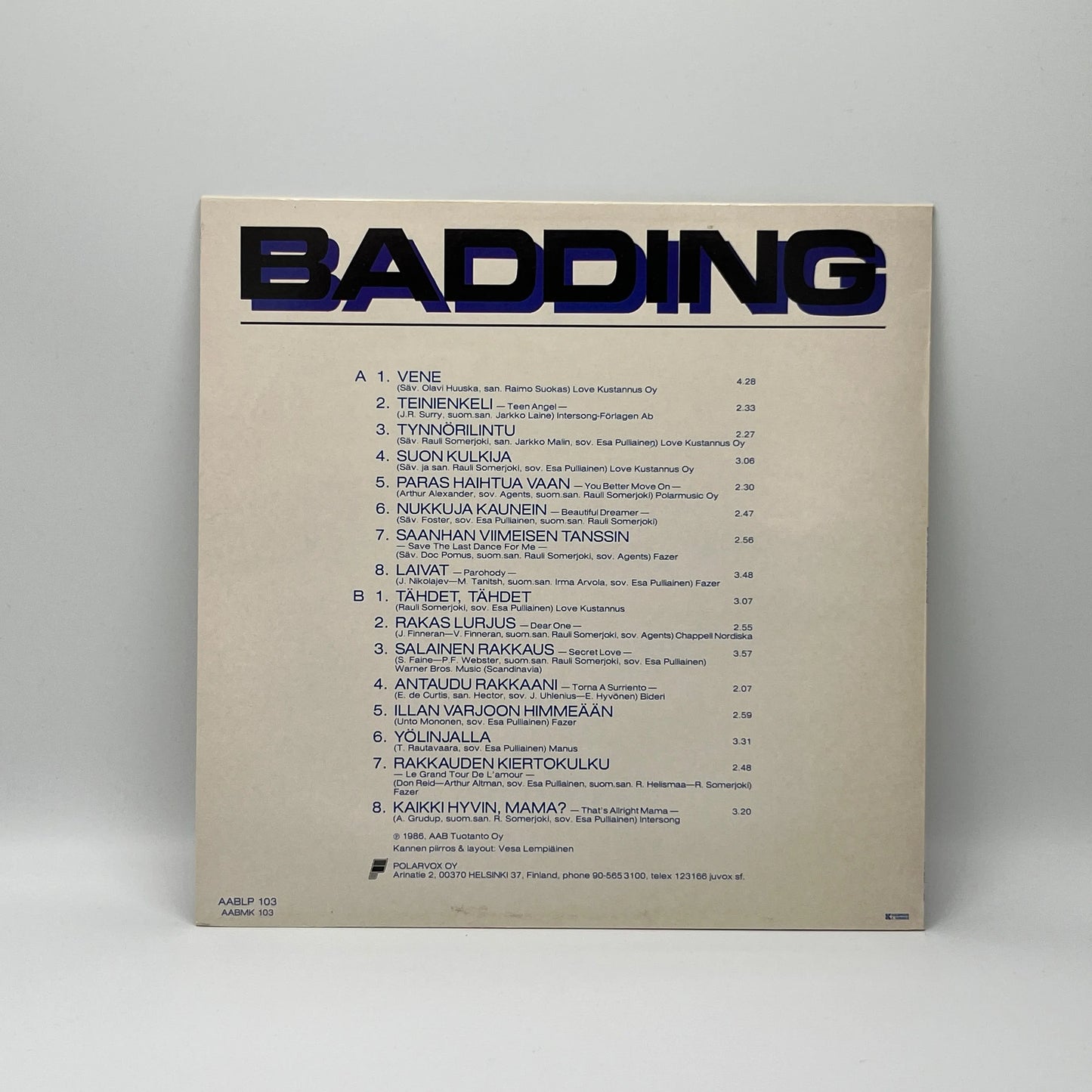 Rauli Badding Somerjoki - Masters Badding LP