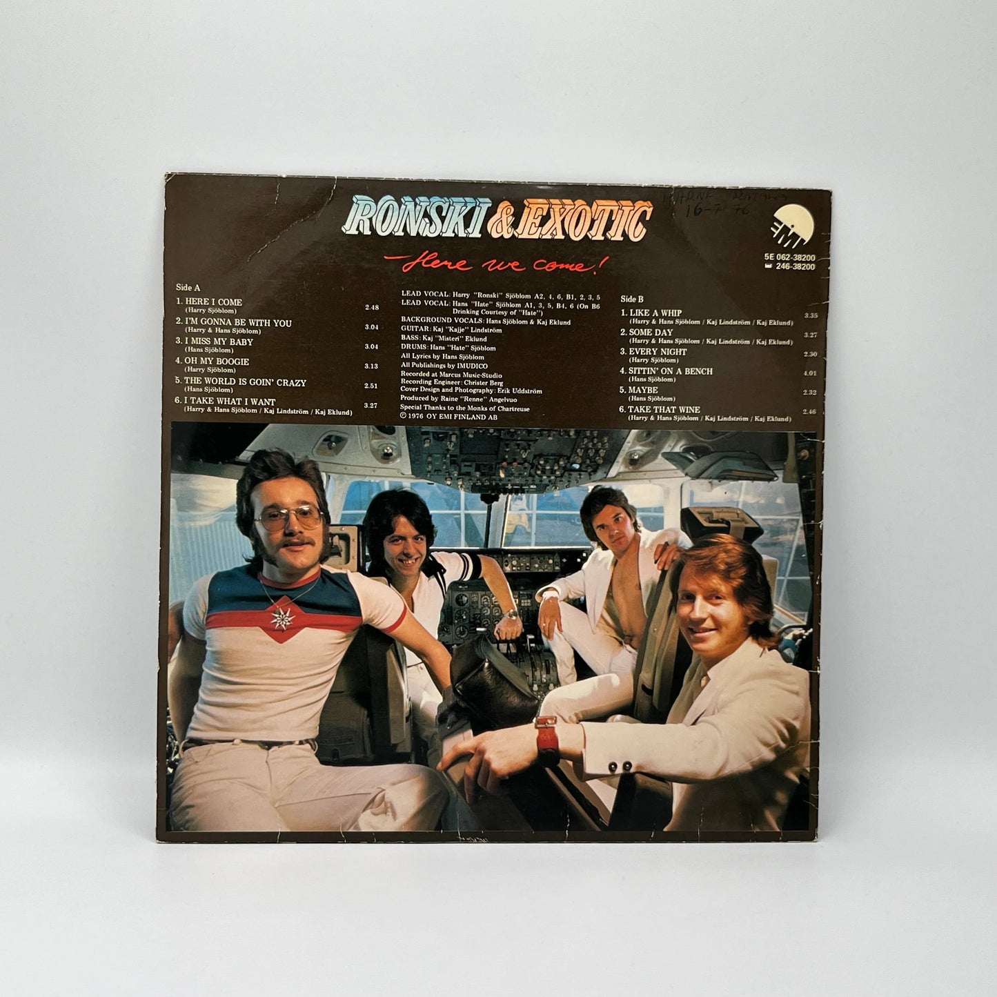 Ronski & Exotic - Here We Come LP