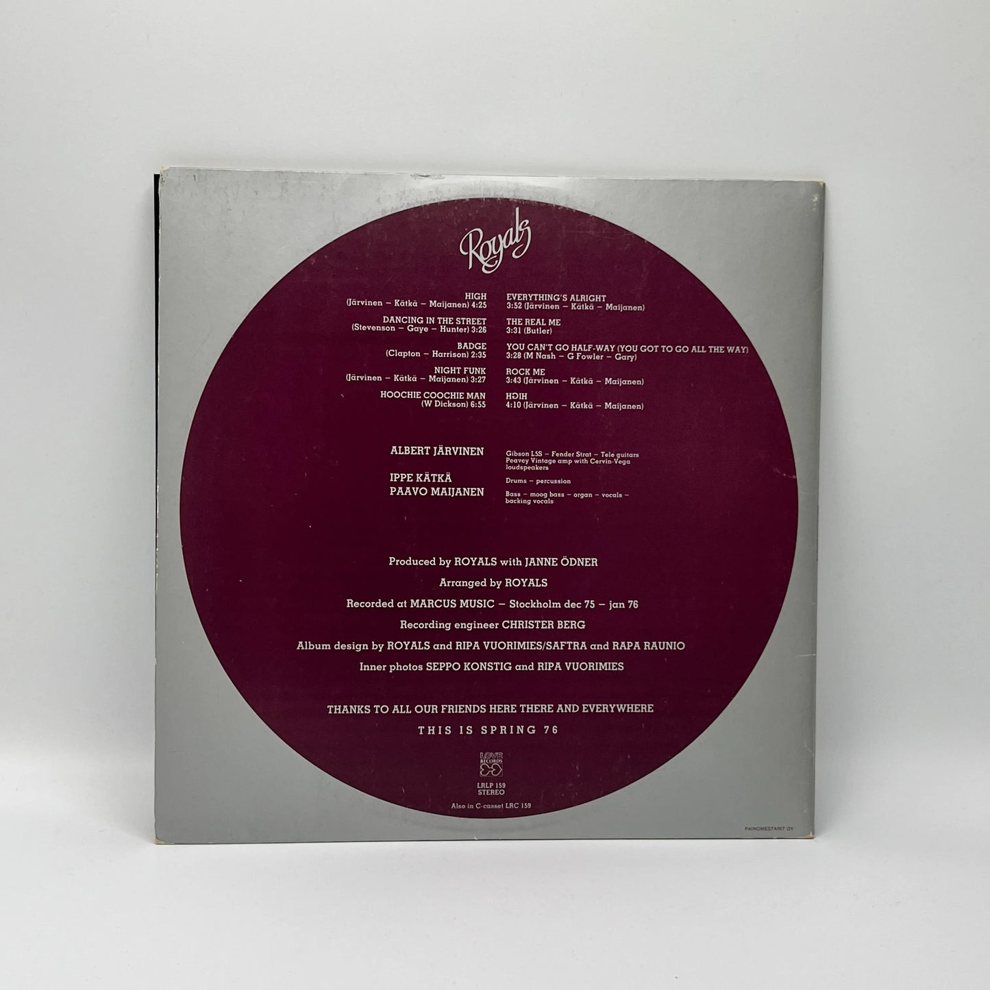 Royals - Spring 76 LP