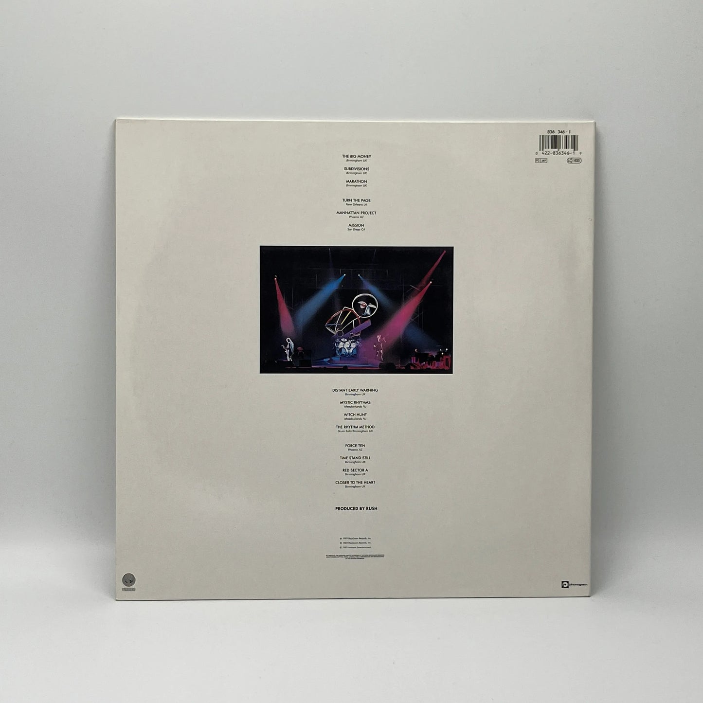 Rush - A Show Of Hands 2LP