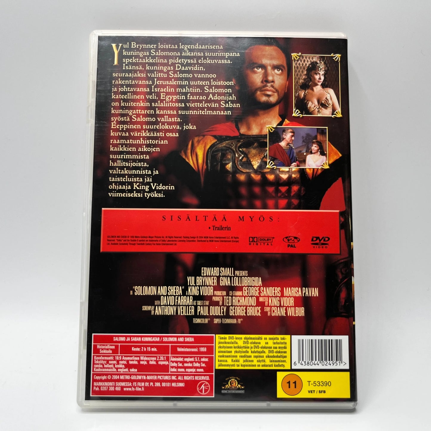 Salomo Ja Saban Kuningatar (DVD)