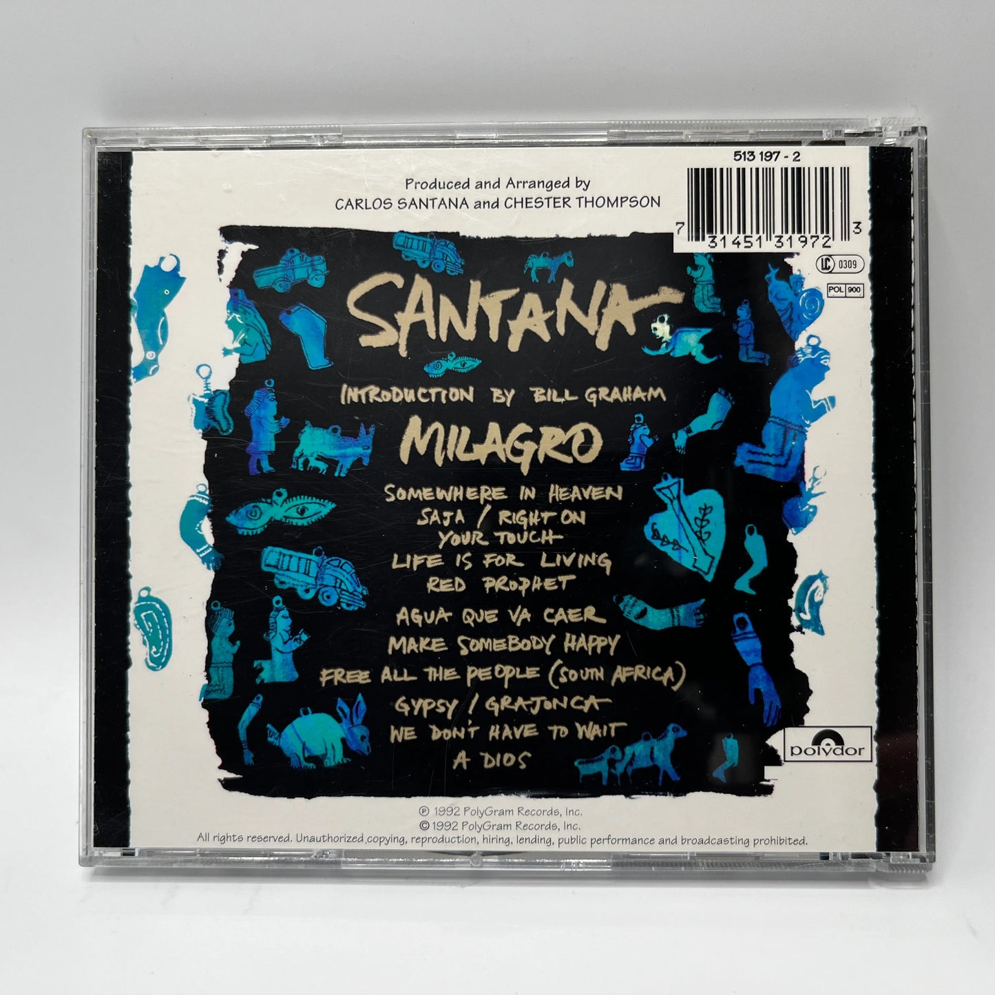 Santana - Milagro CD