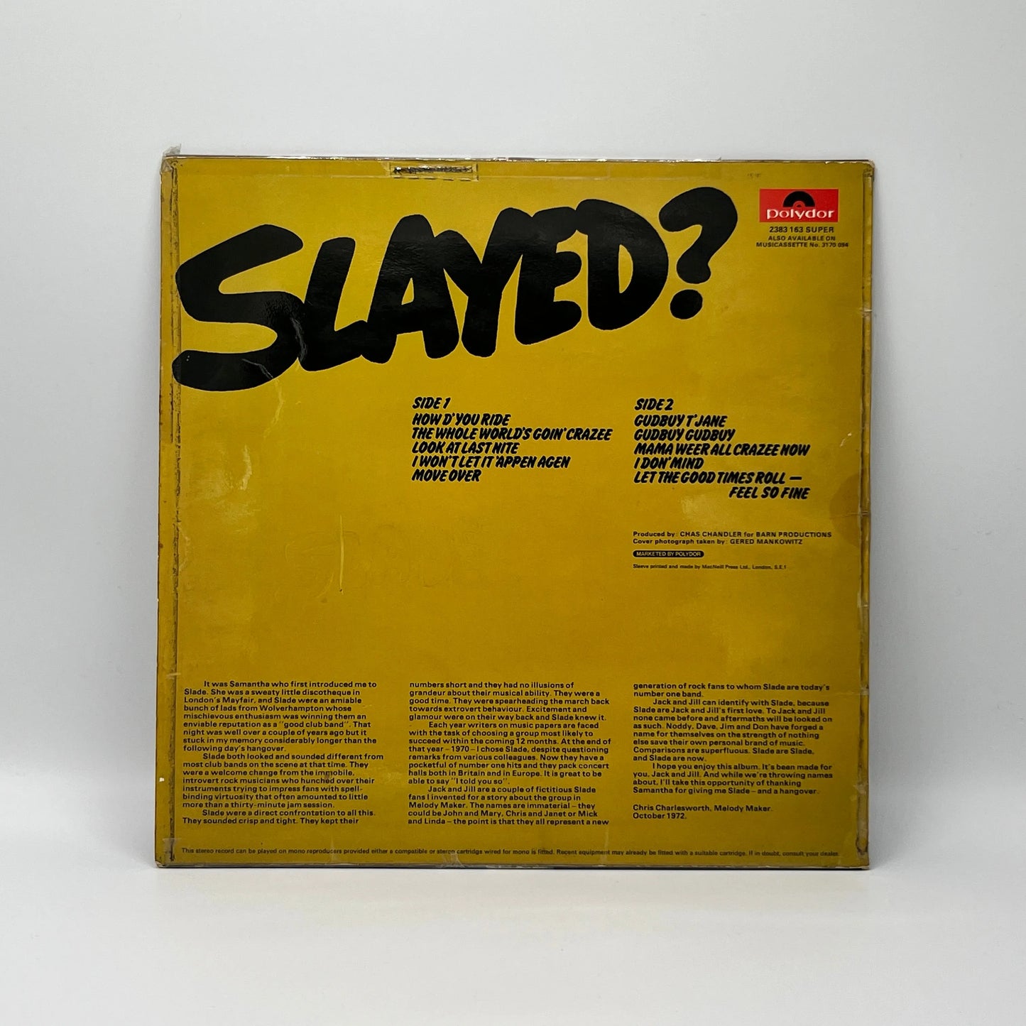 Slade - Slayed? LP