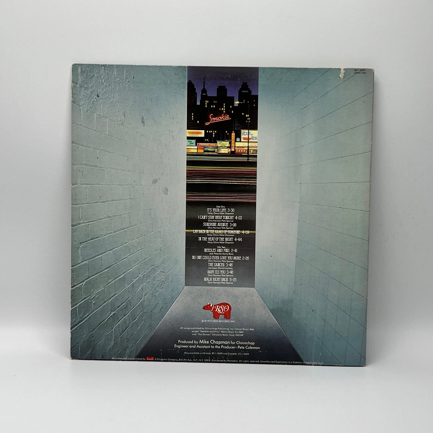 Smokie - Bright Lights & Back Alleys LP