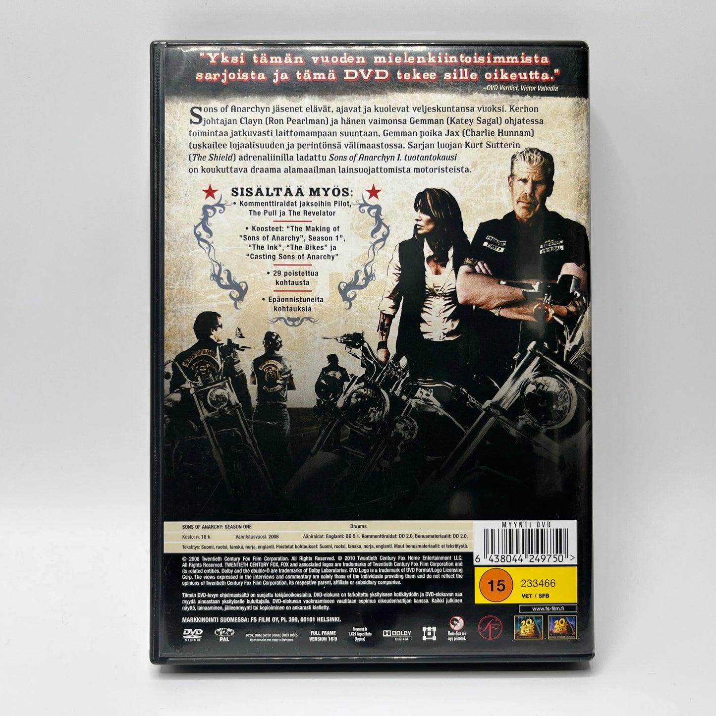 Sons of Anarchy - Kausi 1 (DVD Box)