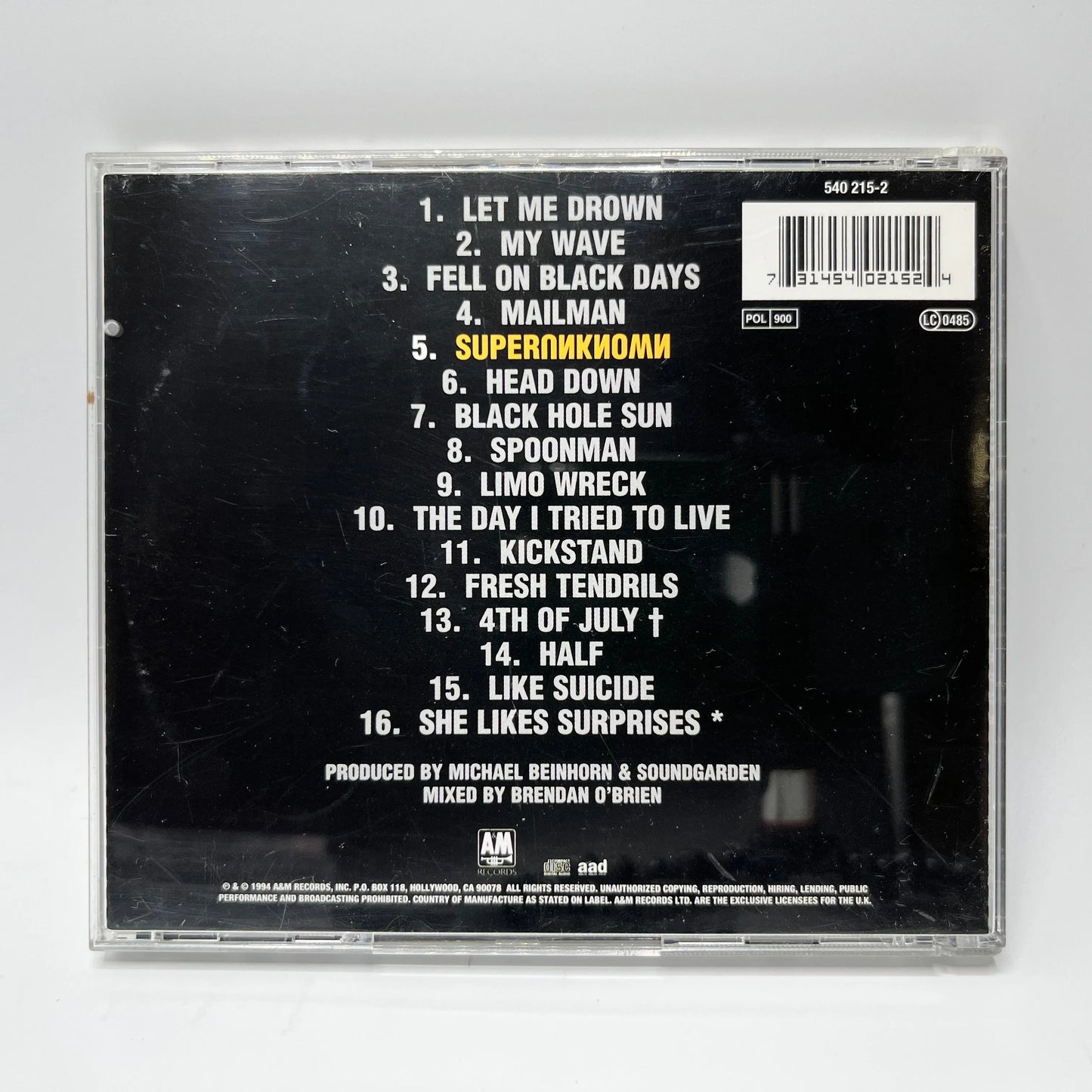 Soundgarden – Superunknown CD