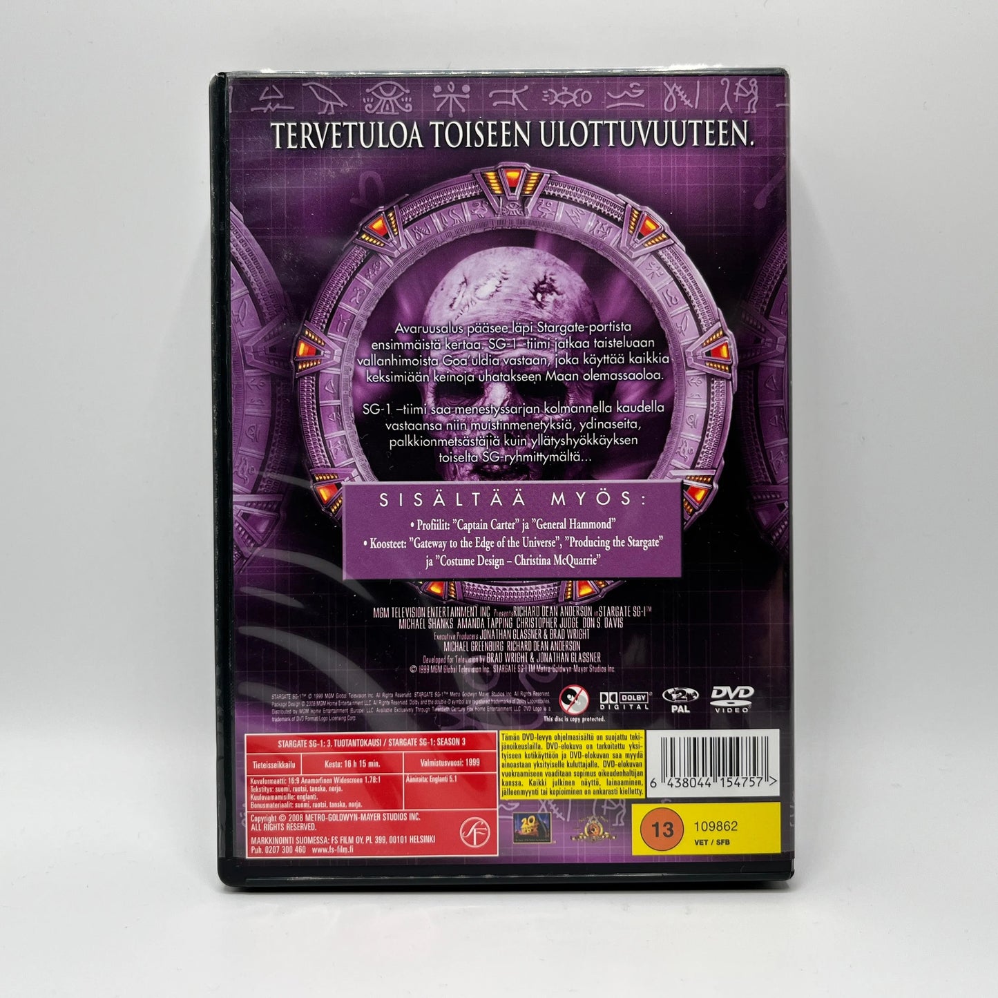 Stargate SG 1 - Kausi 3 (DVD Box)