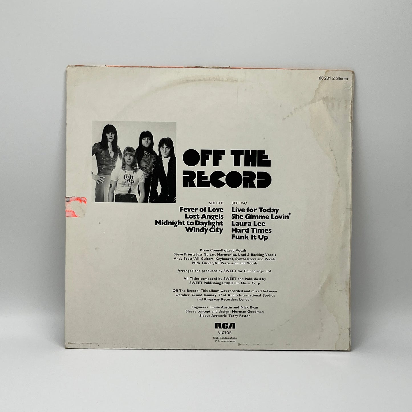 Sweet - Off The Record LP