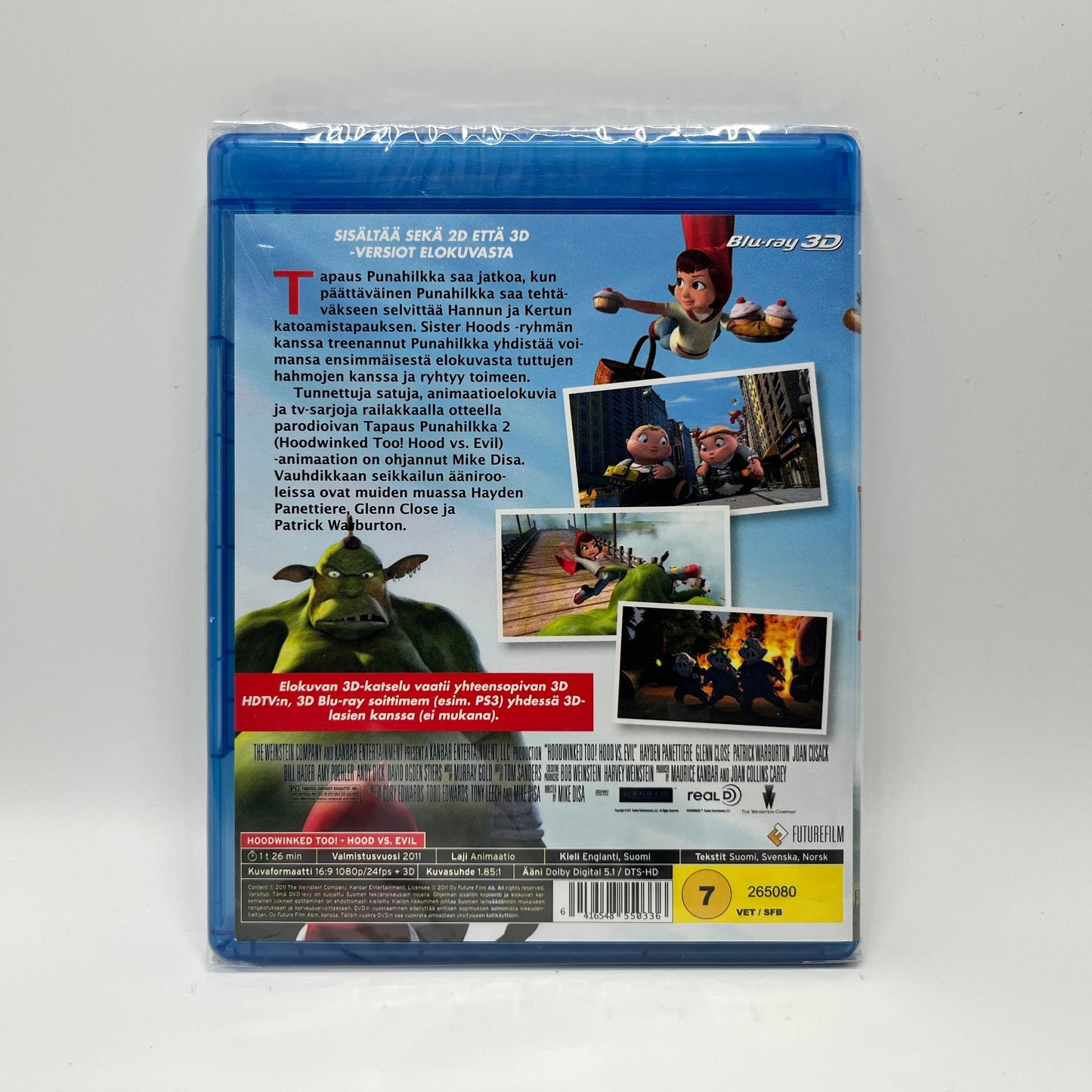 Tapaus Punahilkka 2 3D (Blu-Ray)