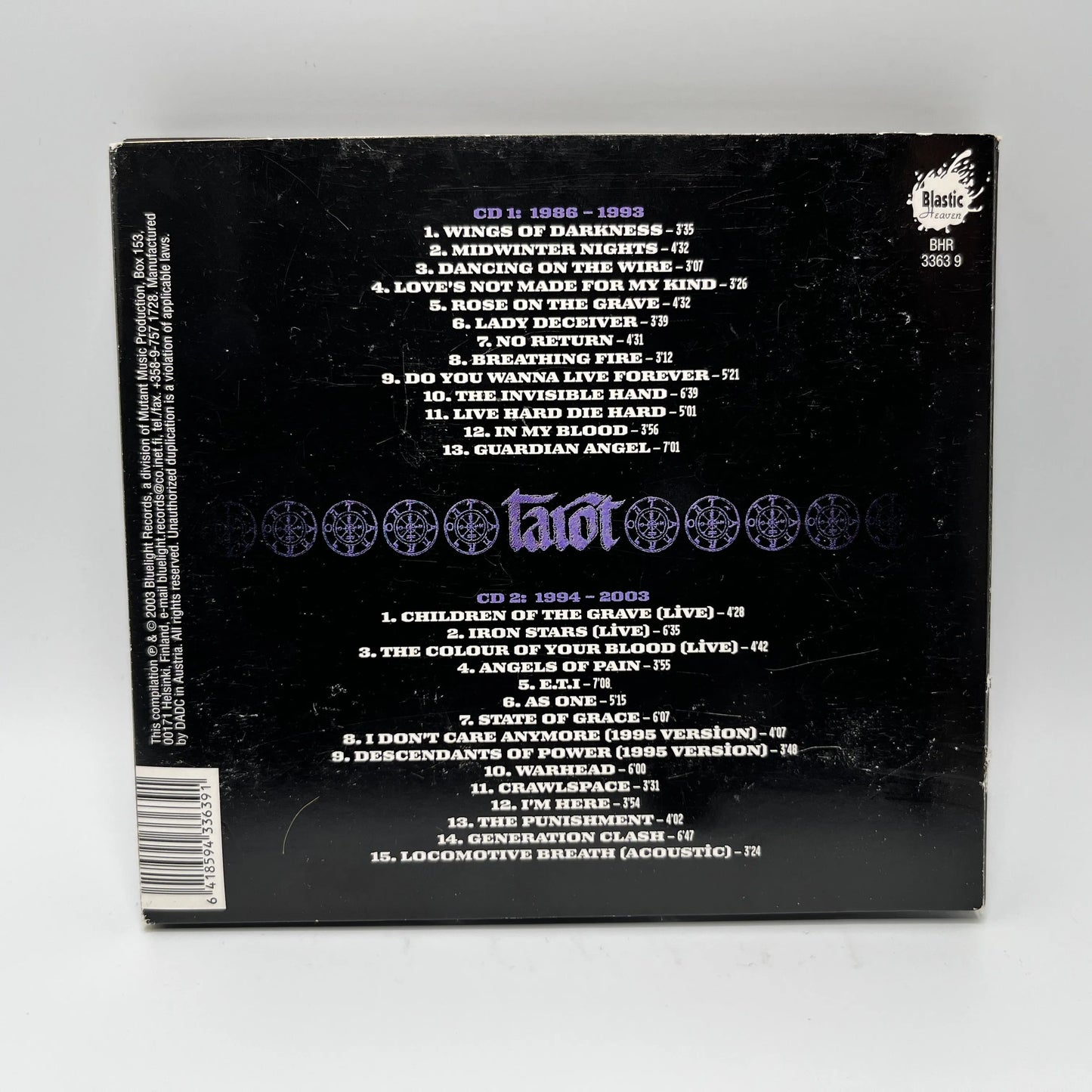 Tarot - Shining Black 2CD