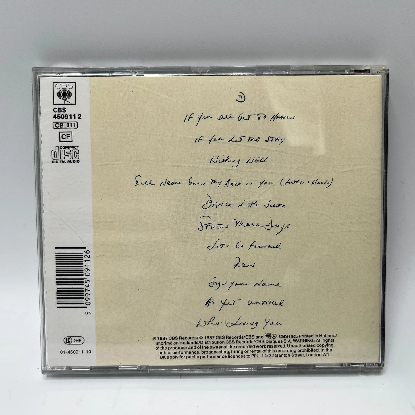 Terence Trent D'Arby – Introducing The Hardline According To Terence Trent D'Arby CD