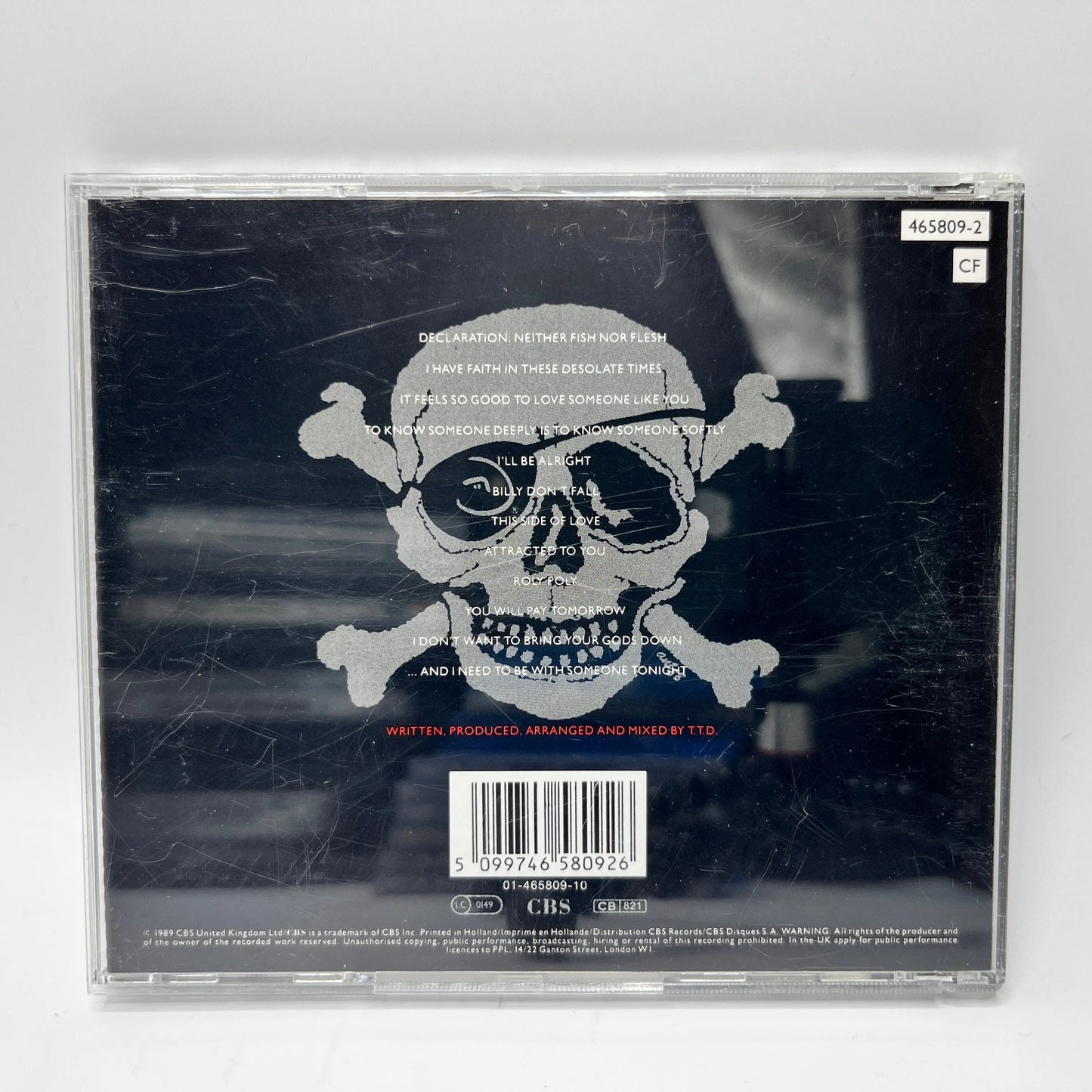 Terence Trent D'Arby – Terence Trent D'Arby's Neither Fish Nor Flesh: A Soundtrack Of Love, Faith, Hope, And Destruction CD