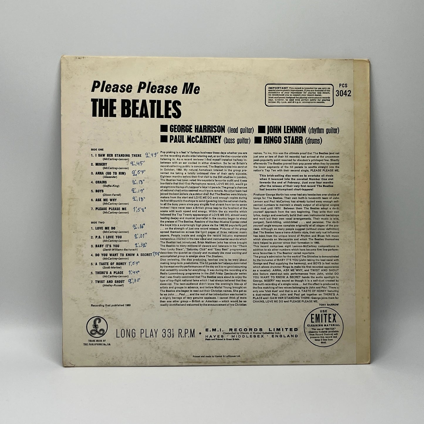 The Beatles - Please Please Me LP