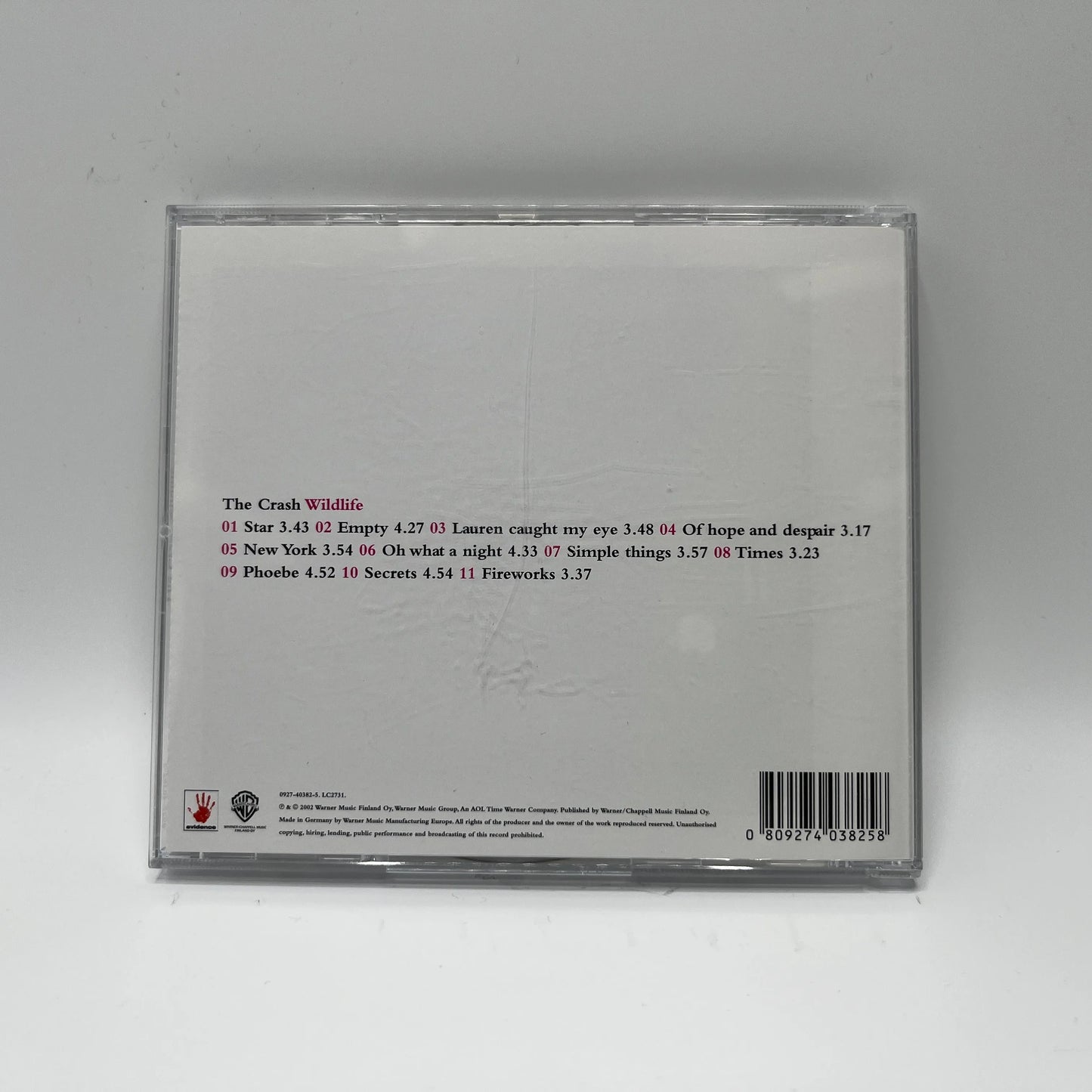 The Crash - Wildlife CD