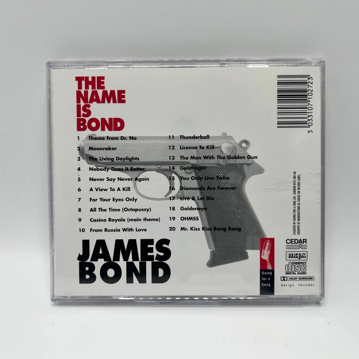 The Film Score Orchestra – The Name Is Bond James Bond Soundtrack CD