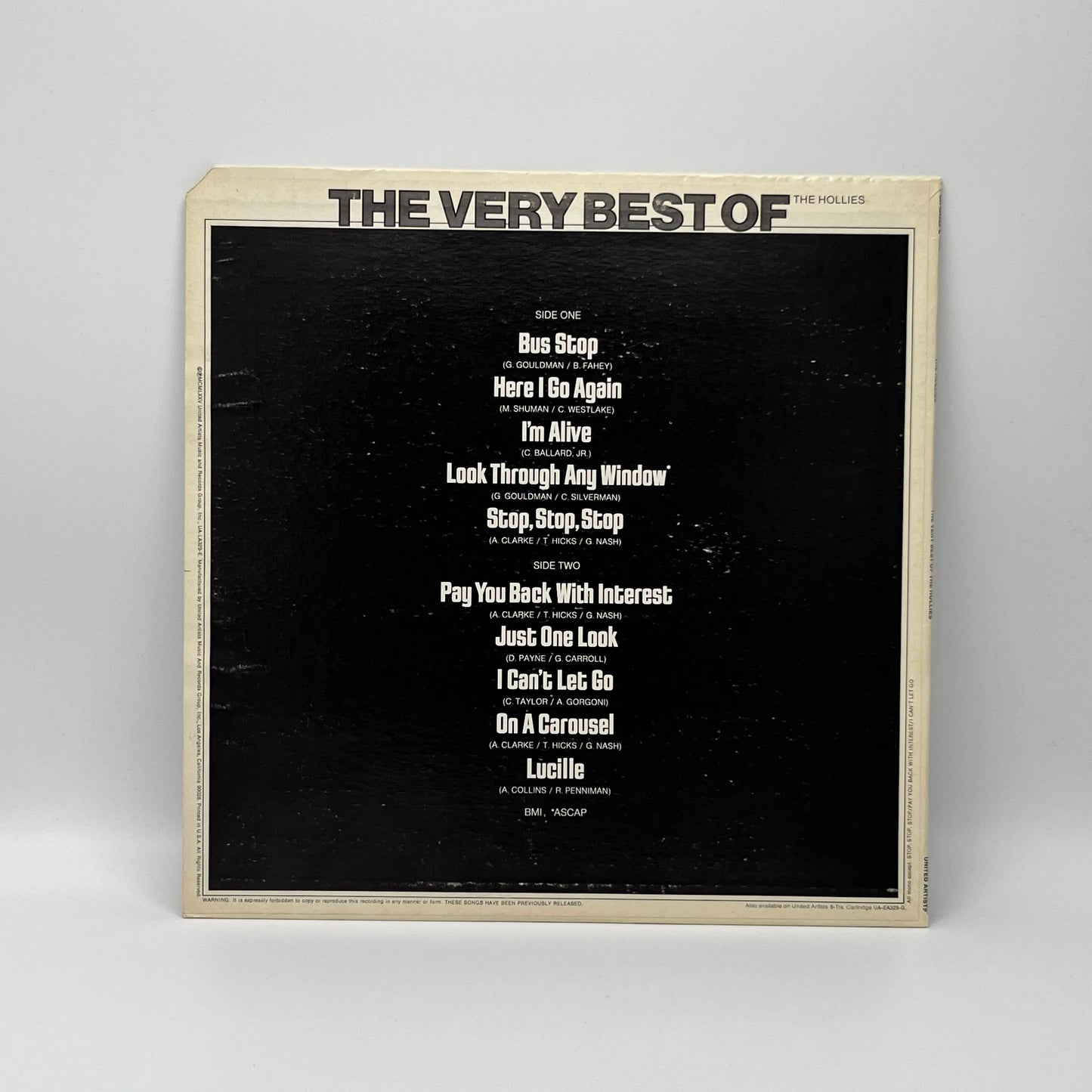The Hollies - The Very Best Of The Hollies LP