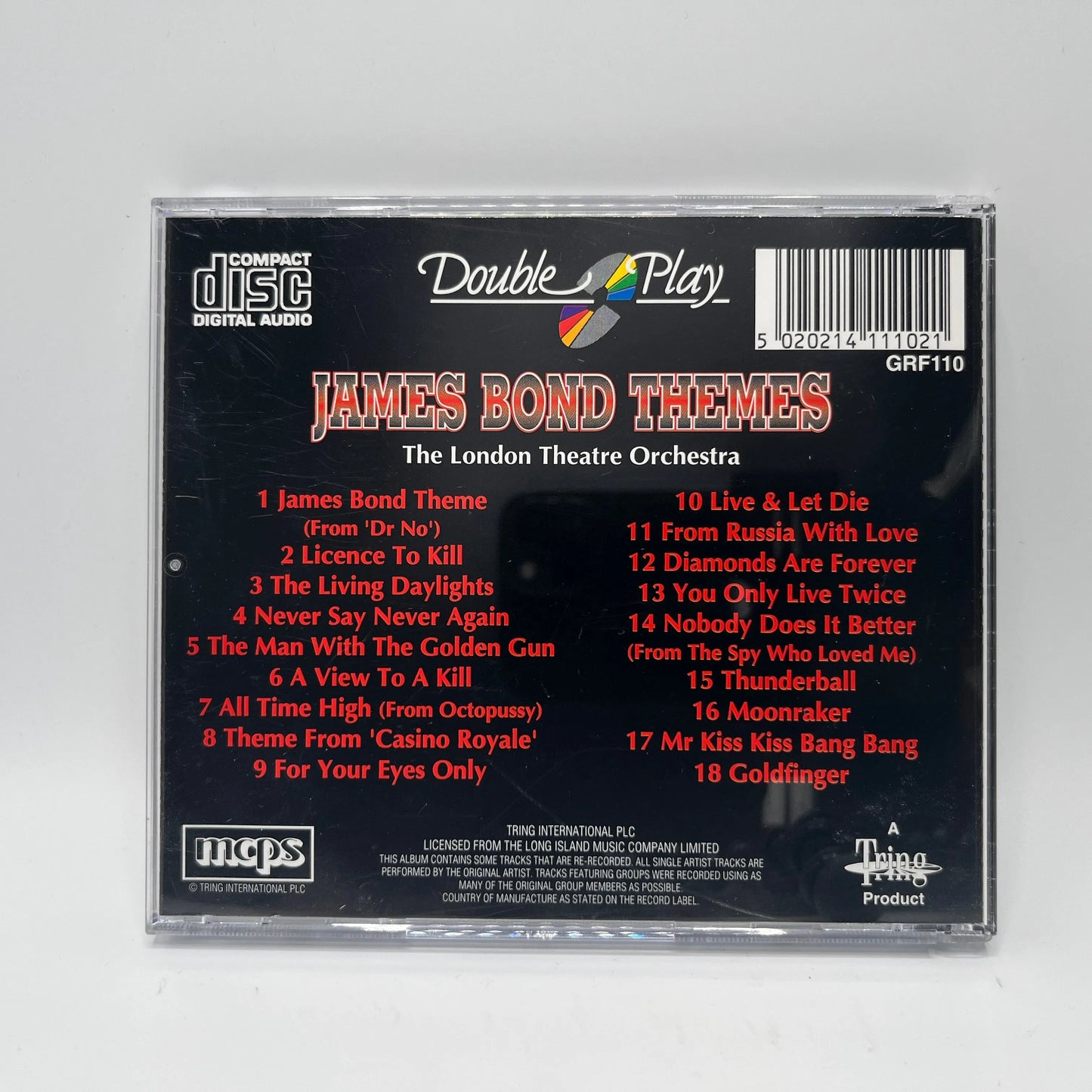 The London Theatre Orchestra – James Bond Themes Soundtrack CD