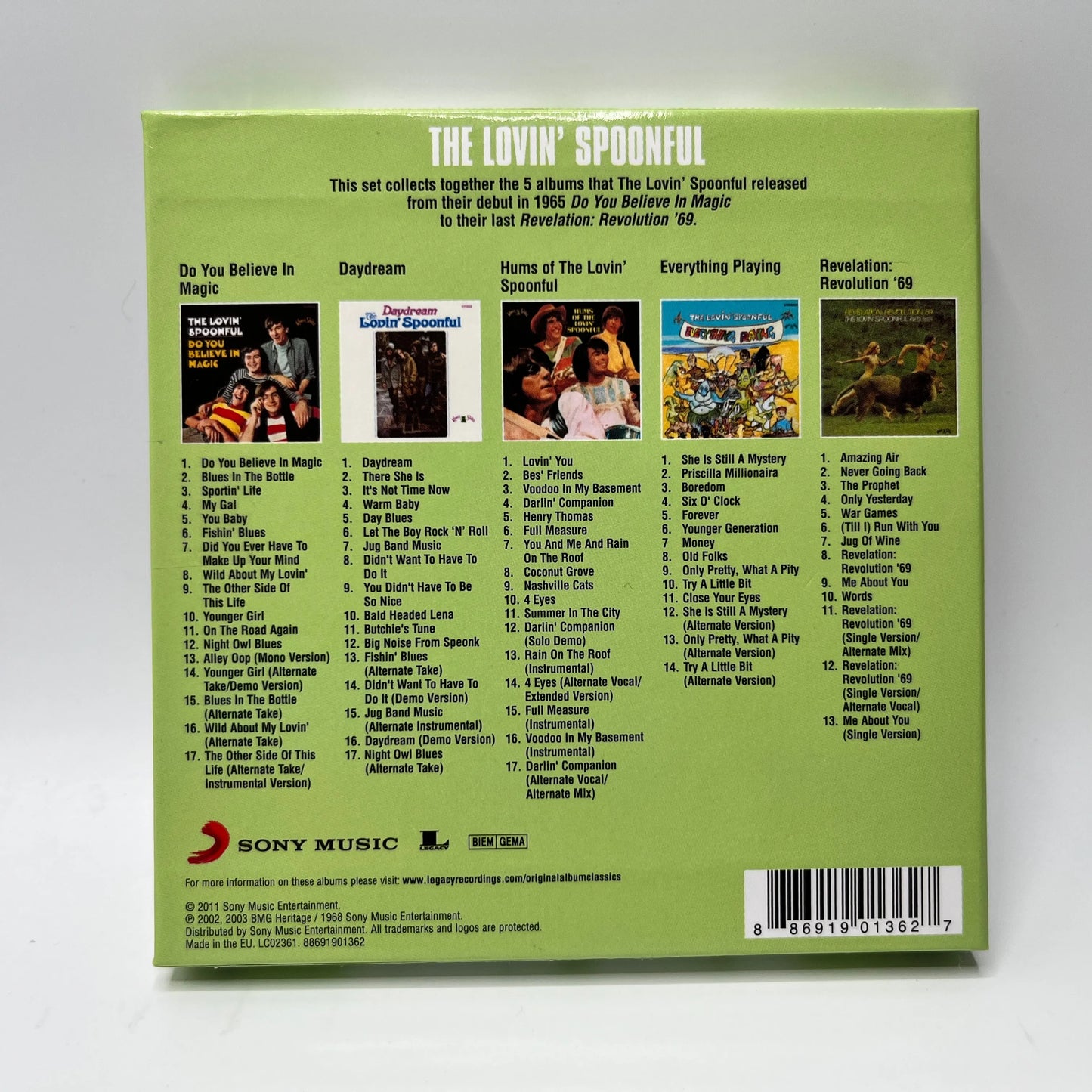 The Lovin' Spoonful – Original Album Classics 5CD