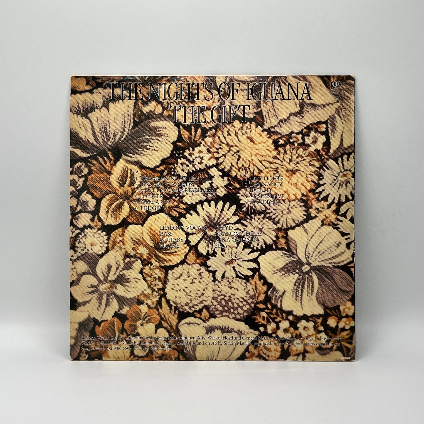 The Nights Of Iguana - Too Many Words (& The Heaven Knows More) Single