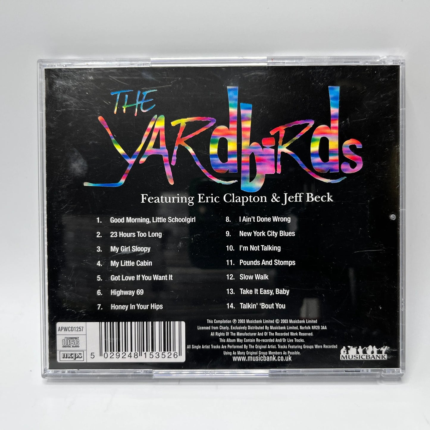 The Yardbirds - The Yardbirds Featuring Eric Clapton & Jeff Beck CD
