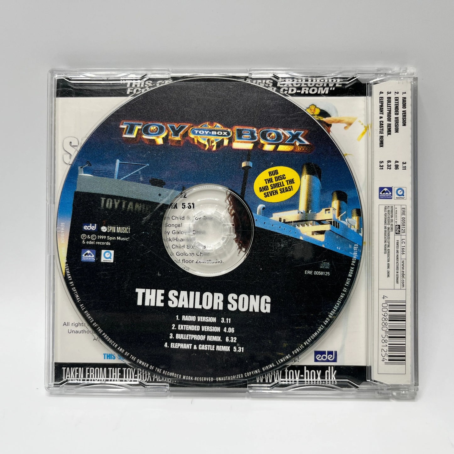 Toy-Box - The Sailor Song CD