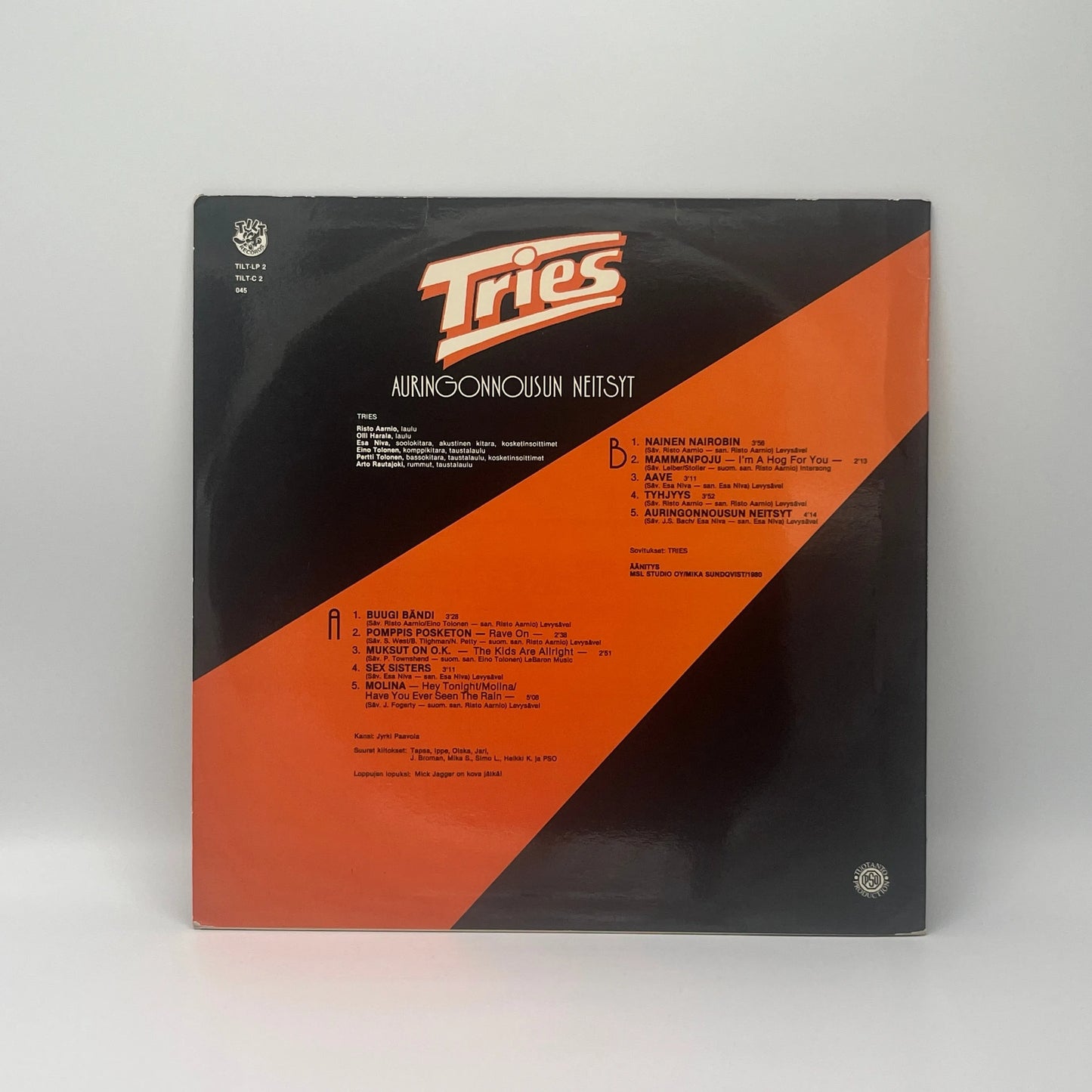 Tries - Auringonnousun Neitsyt LP