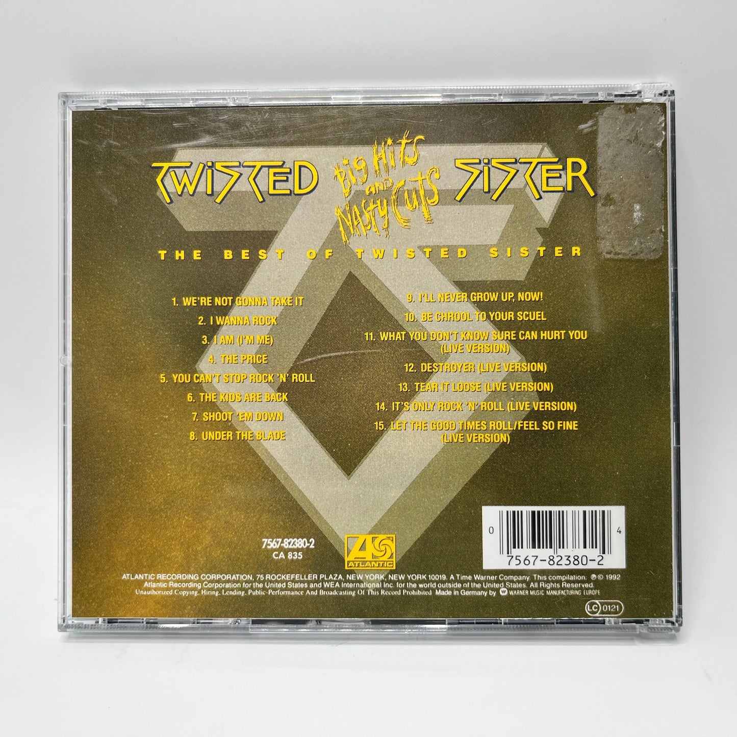 Twisted Sister - Big Hits And Nasty Cuts - The Best Of Twisted Sister CD