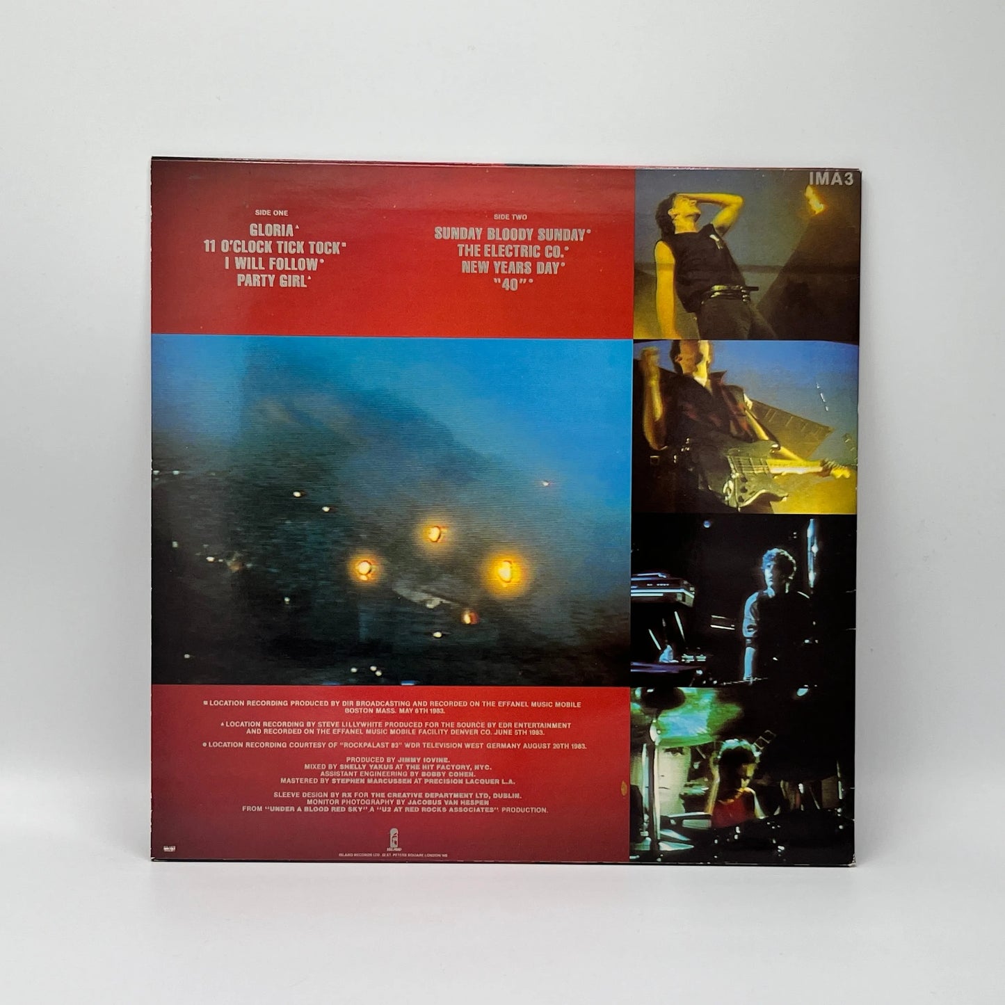 U2 - Under A Blood Red Sky LP