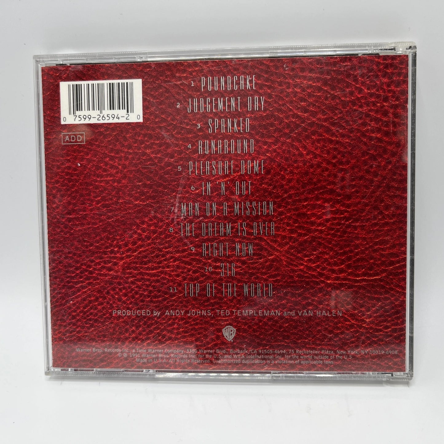 Van Halen - For Unlawful Carnal Knowledge CD