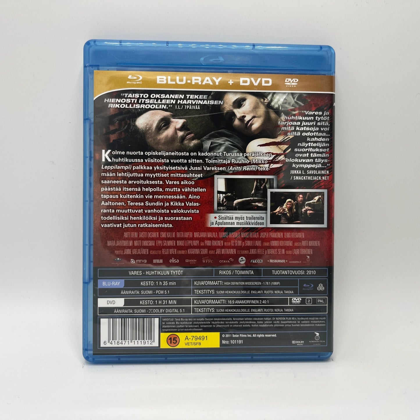 Vares - Huhtikuun Tytöt (Blu-Ray)