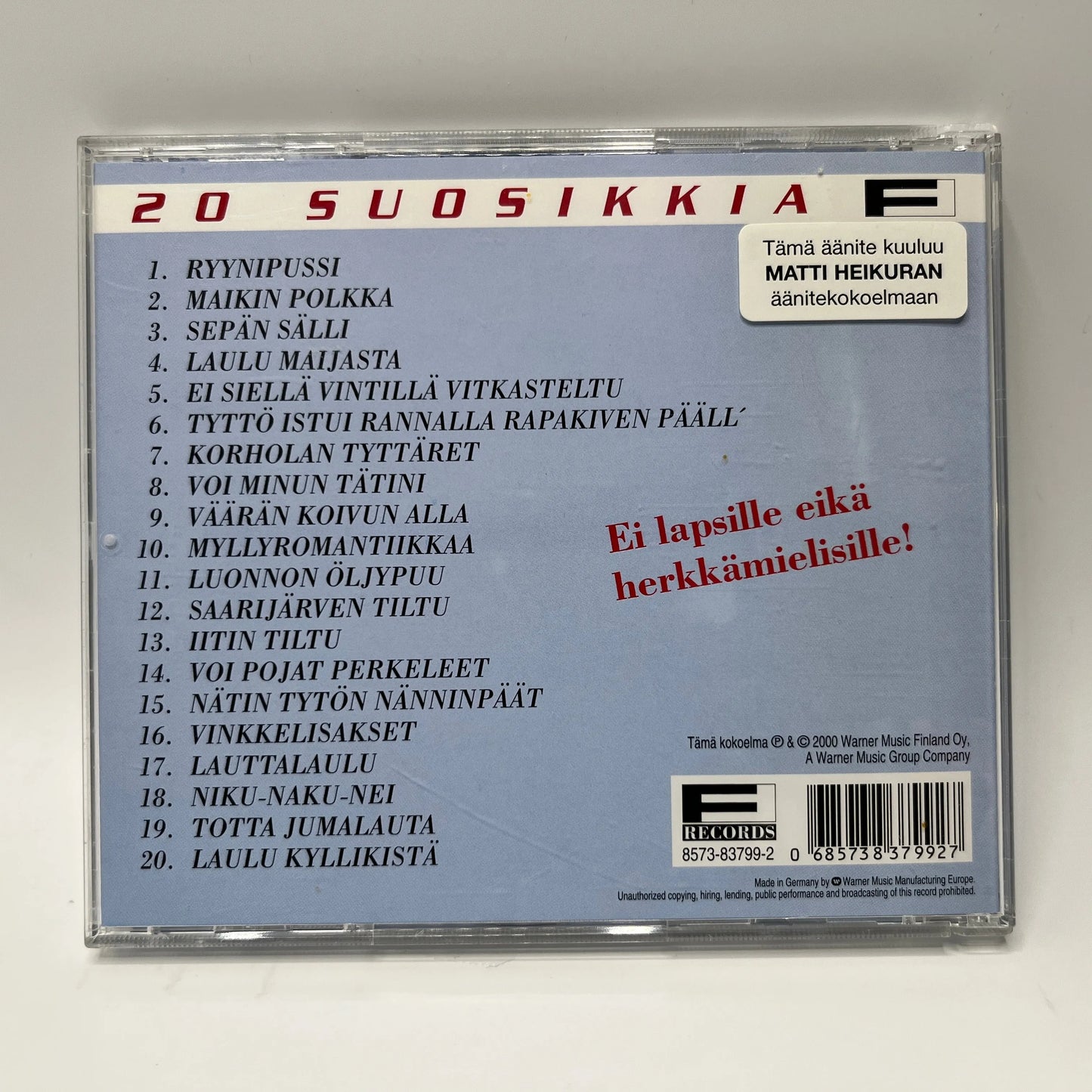Various - Isojen Poikien Lauluja 2 CD