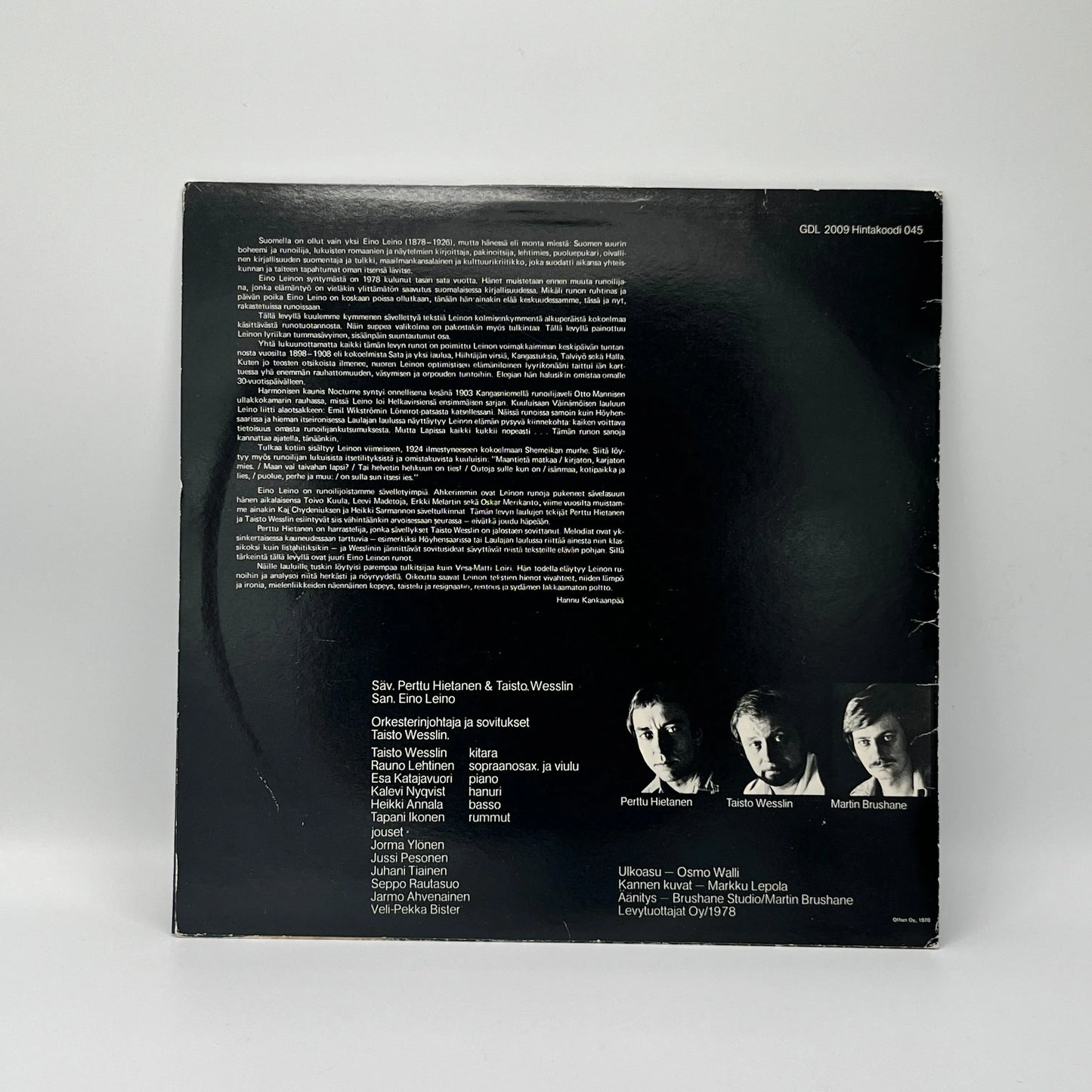 Vesa-Matti Loiri - Eino Leino LP