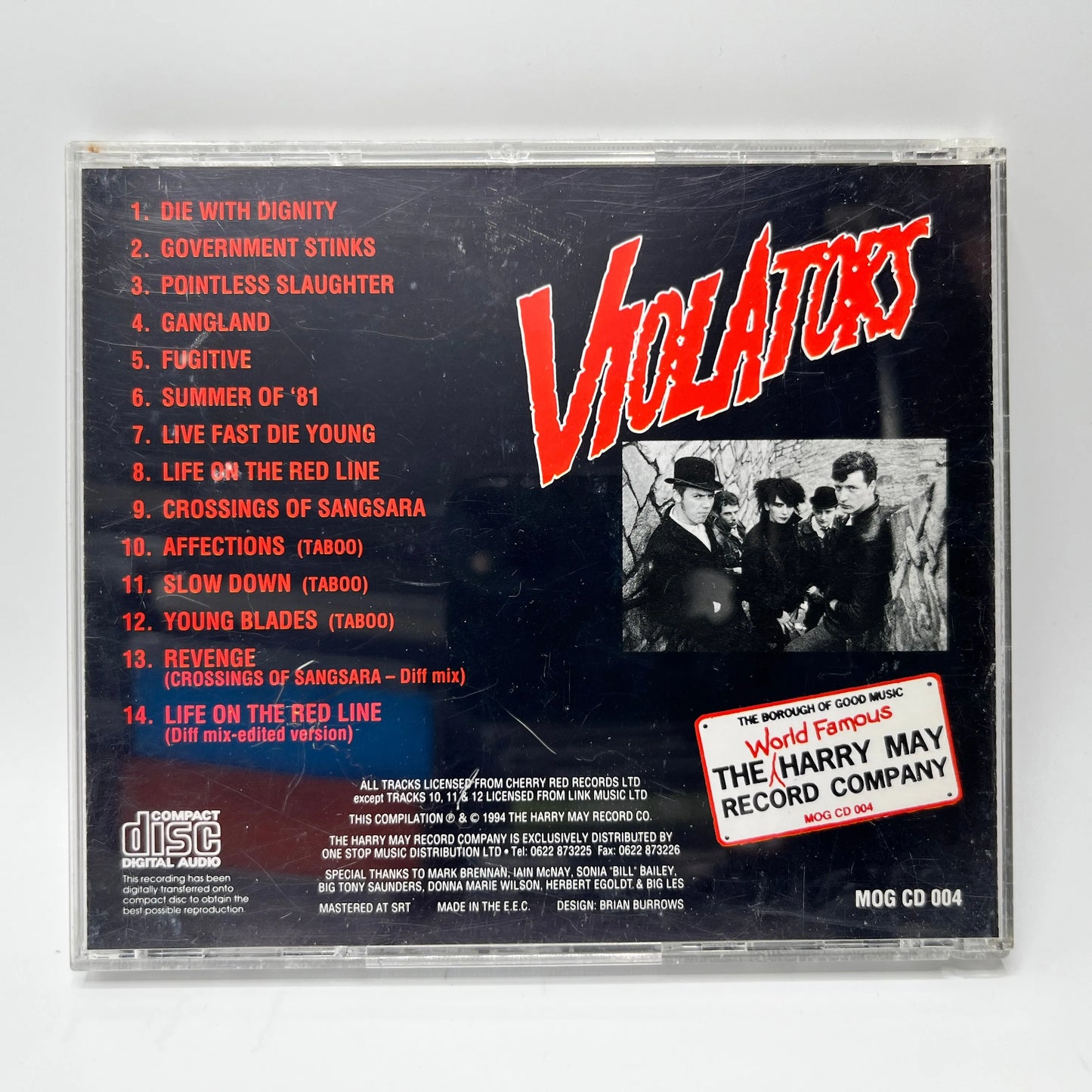 Violators – The No Future Years CD