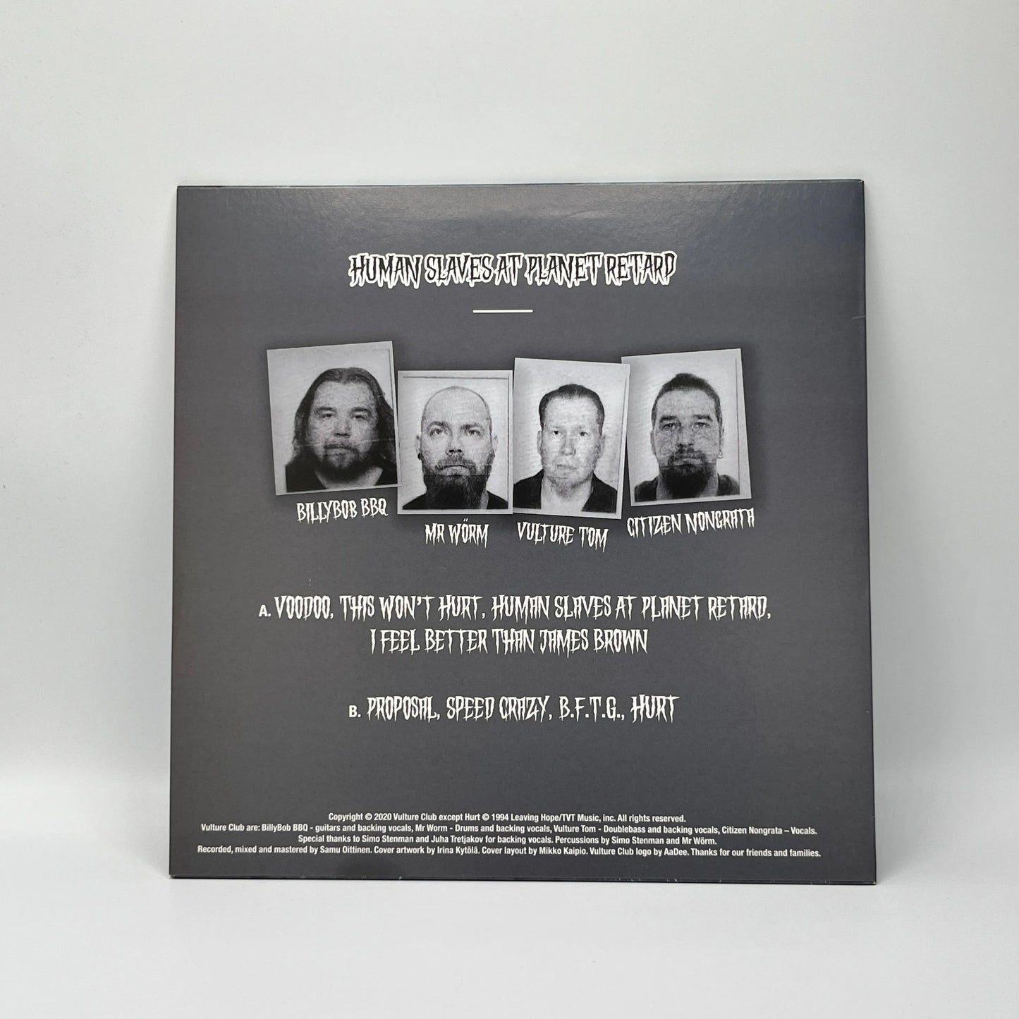 Vulture Club - Human Slaves At Planet Retard LP