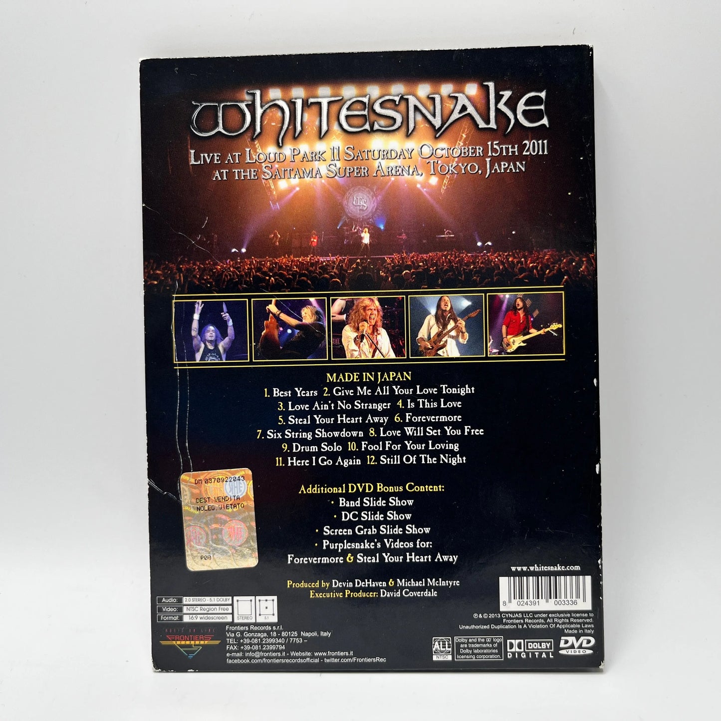 Whitesnake - Made In Japan (DVD)