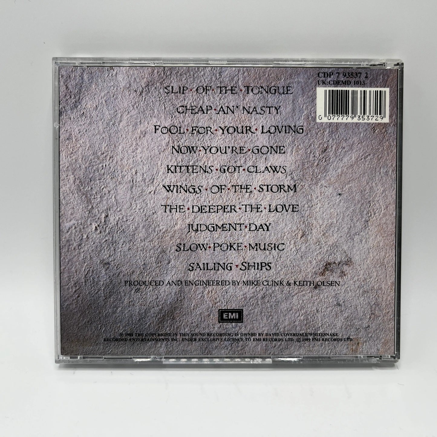 Whitesnake - Slip Of The Tongue CD