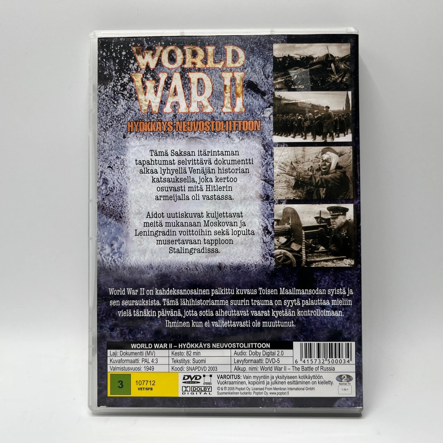 World War II - Hyökkäys Neuvostoliittoon (DVD)