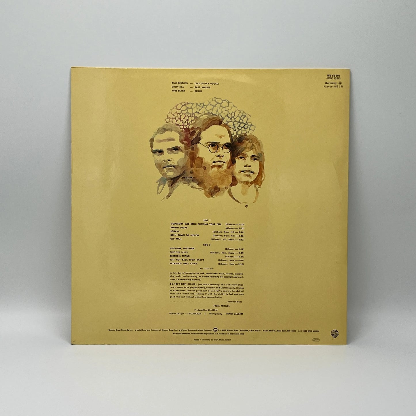 ZZ Top - ZZ Top's First Album LP