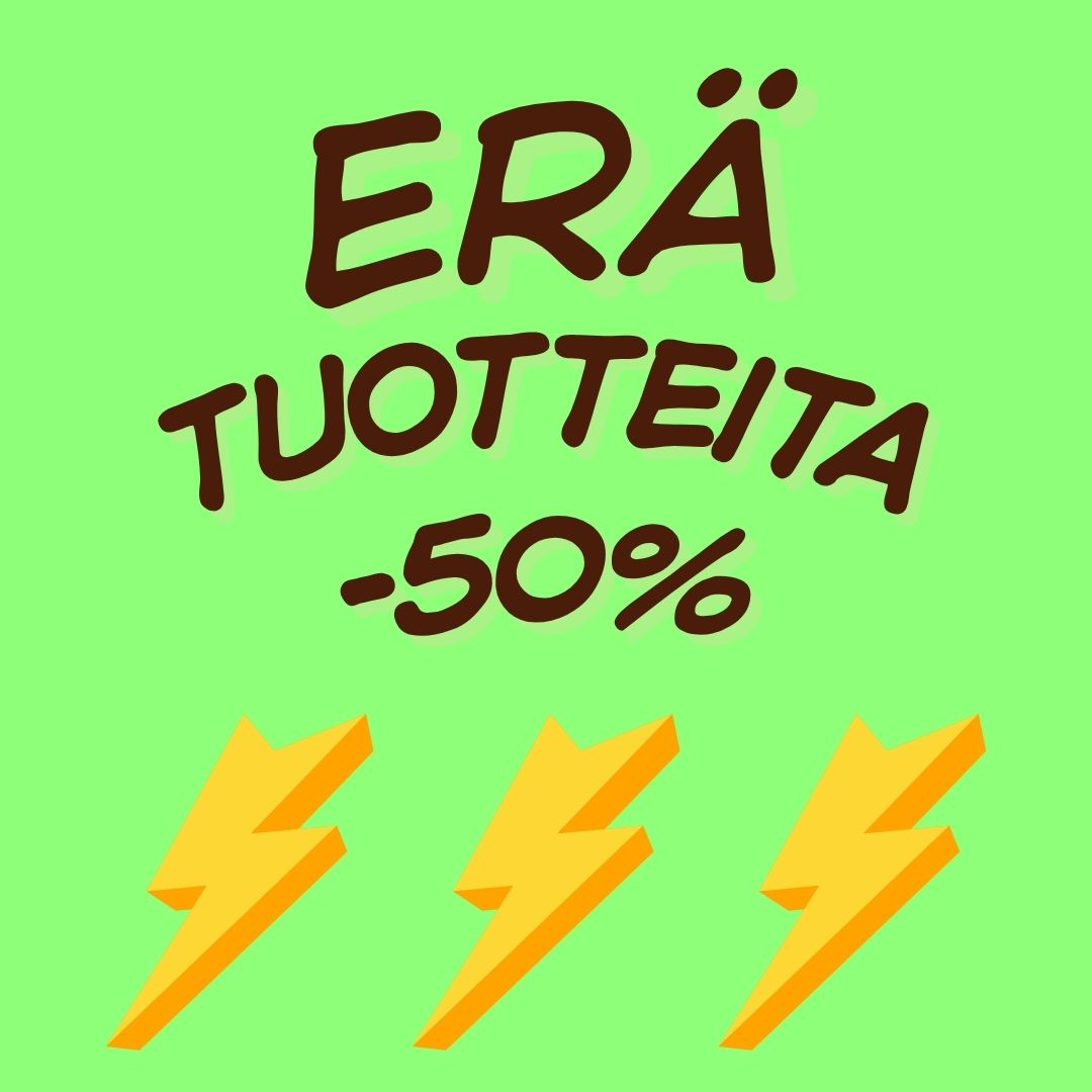 Erä tuotteita -50% ⚡⚡⚡