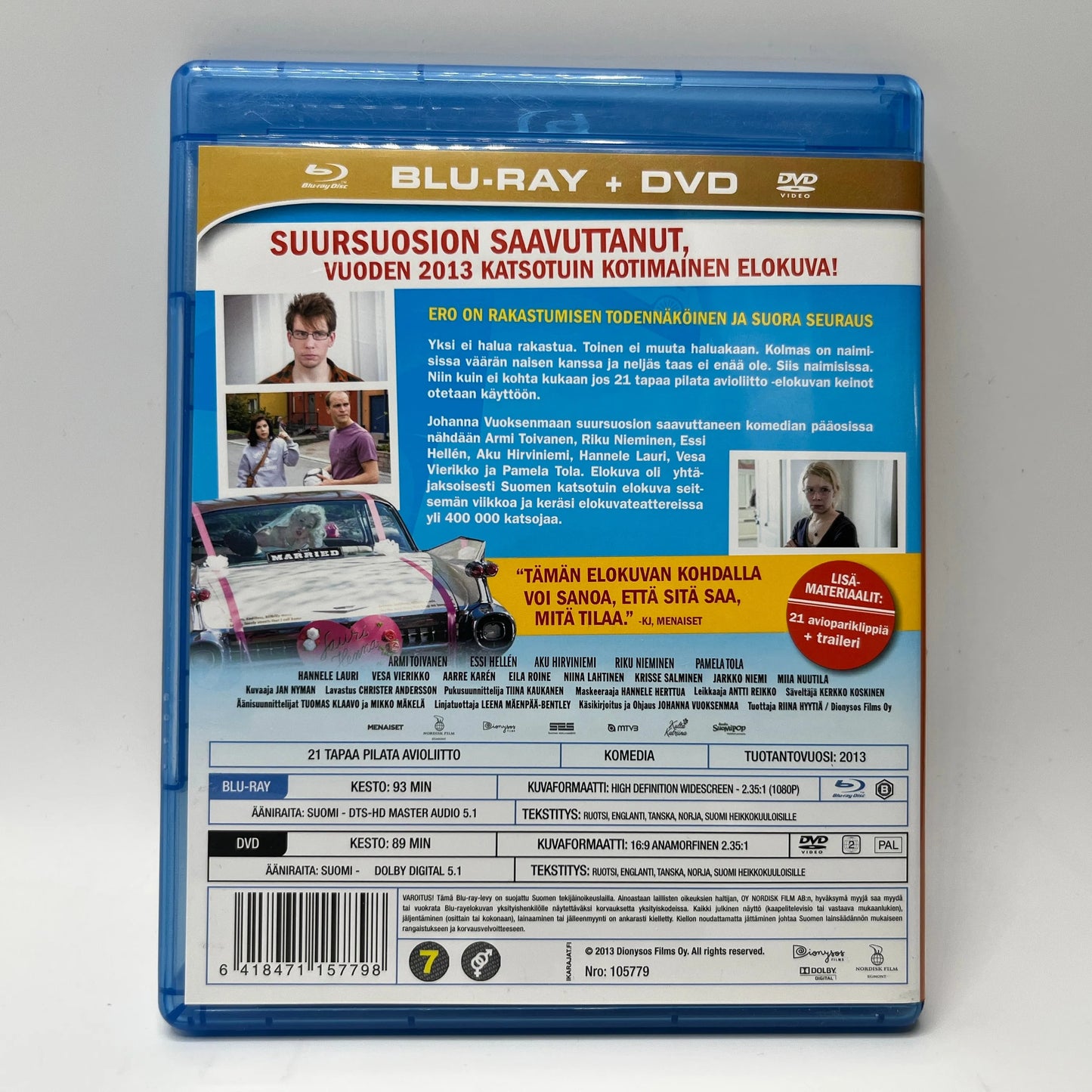 21 Tapaa Pilata Avioliitto (Blu-Ray)