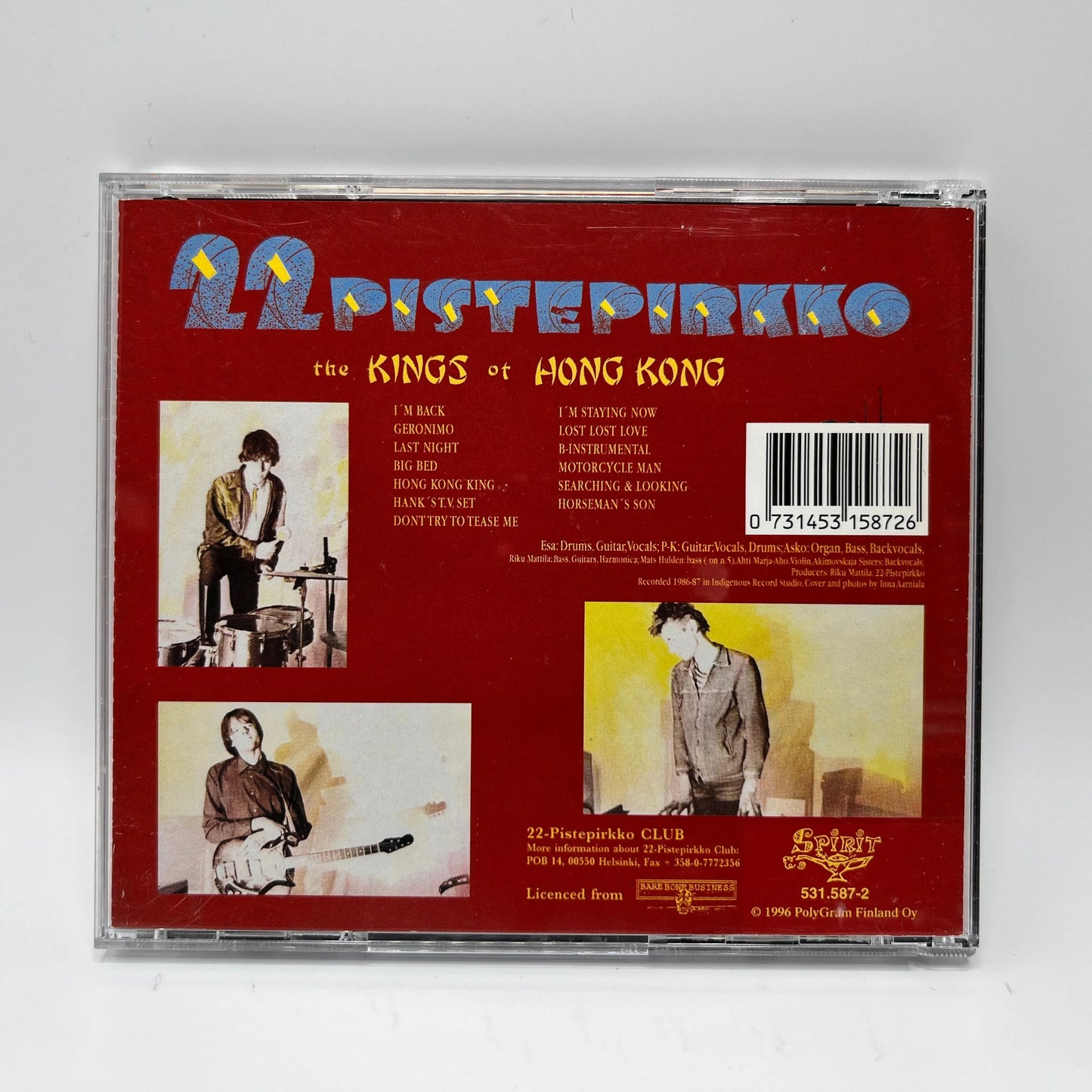 22-Piste Pirkko - The Kings Of Hong Kong CD
