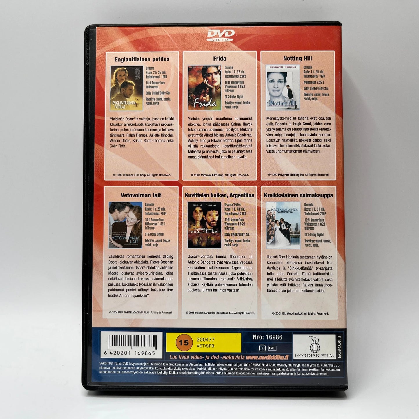 6 Tähti Elokuvaa (DVD Box)